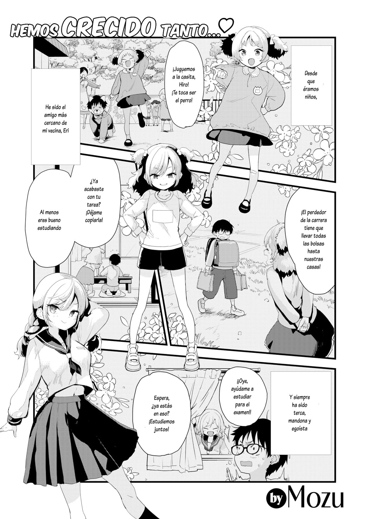 [Mozu] step up! (COMIC Kairakuten BEAST 2024-01) [Spanish] [Lovely Diablesse Scan] [Digital] 图片编号 1