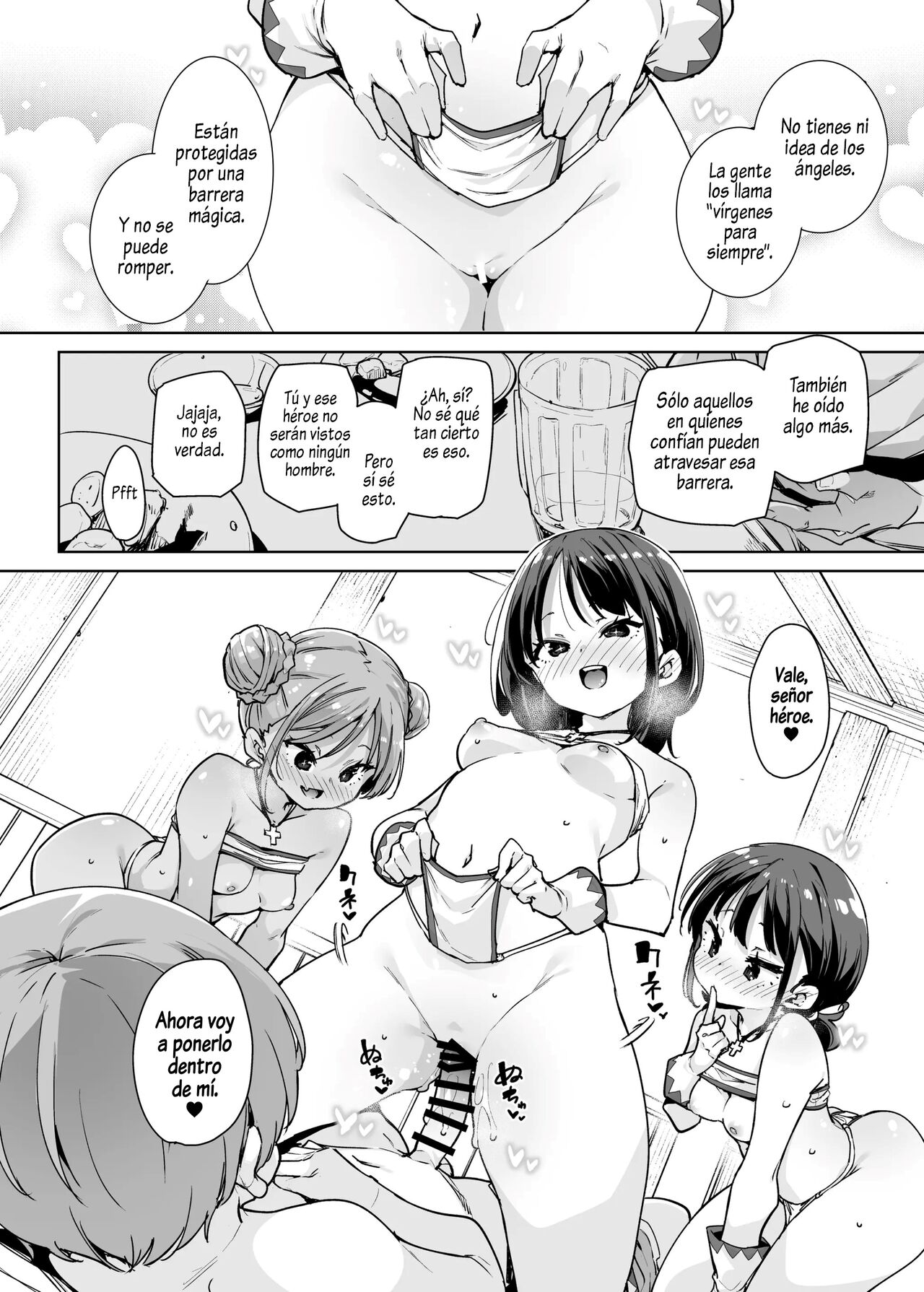 [Marui Don (Marui Maru)] Do H Shiro Mahoutsukai Sannin Tsurete Tabi ga Shitai - Three Ecchi Healer With Me [Spanish] [Al Chile No Sé] 图片编号 11