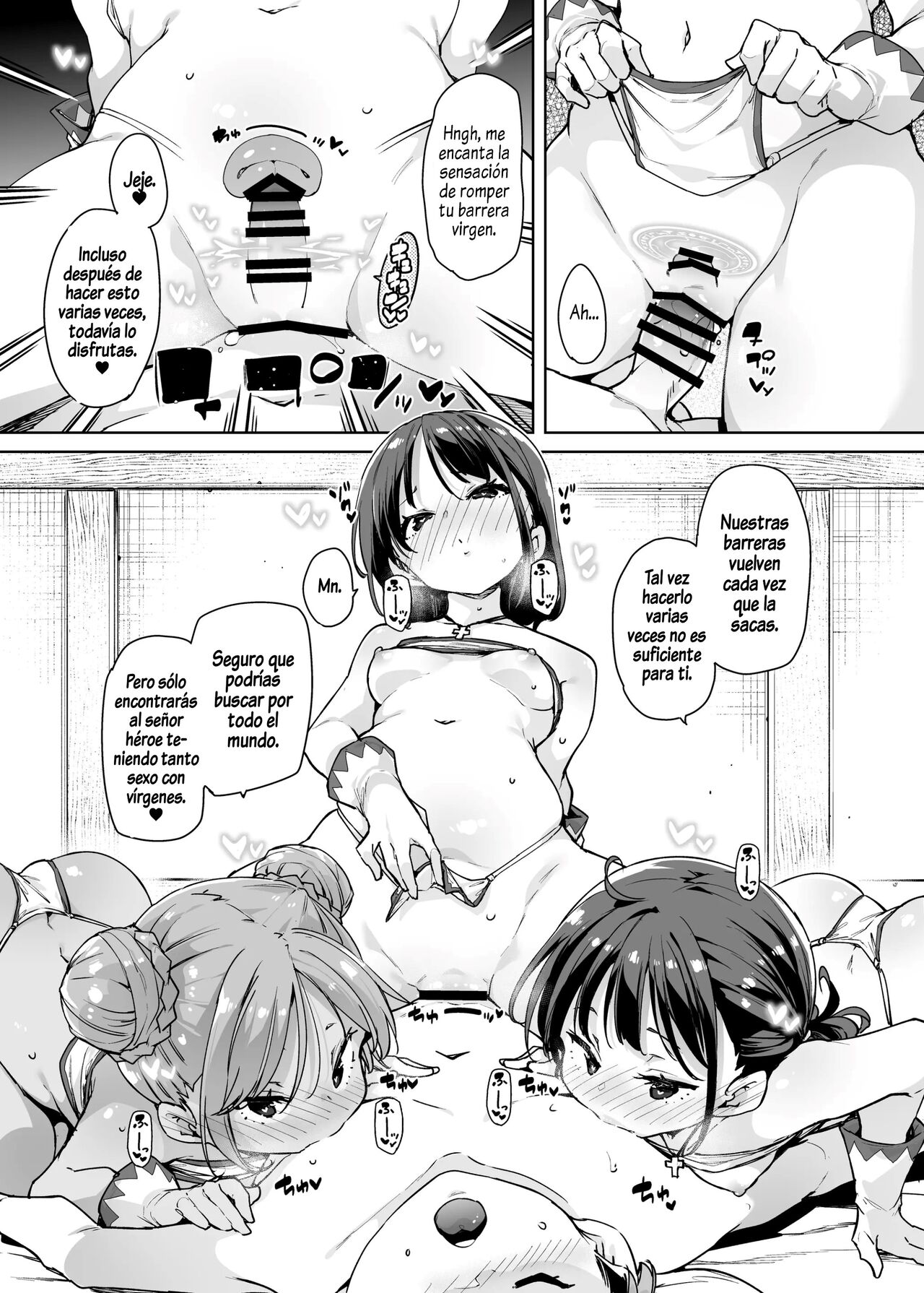 [Marui Don (Marui Maru)] Do H Shiro Mahoutsukai Sannin Tsurete Tabi ga Shitai - Three Ecchi Healer With Me [Spanish] [Al Chile No Sé] 图片编号 12
