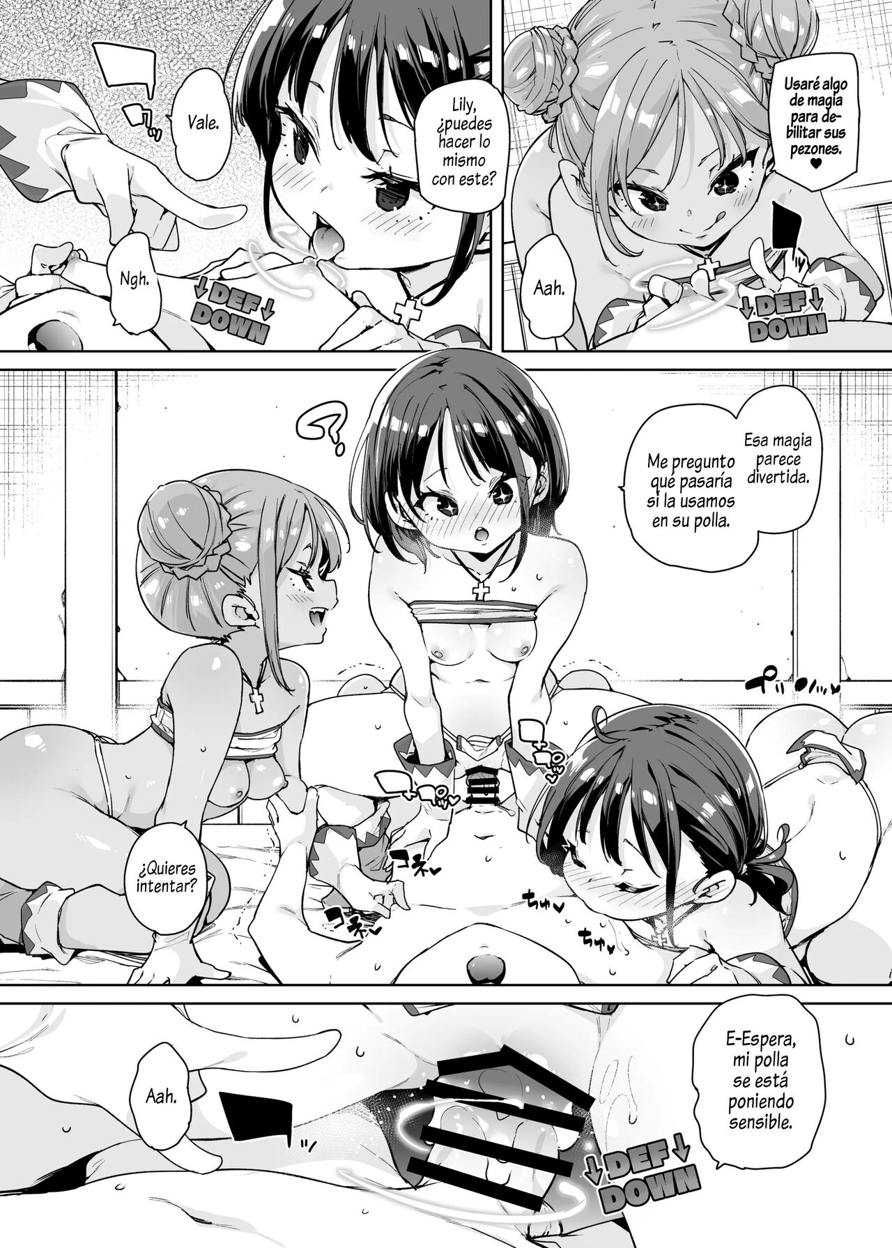 [Marui Don (Marui Maru)] Do H Shiro Mahoutsukai Sannin Tsurete Tabi ga Shitai - Three Ecchi Healer With Me [Spanish] [Al Chile No Sé] 图片编号 13