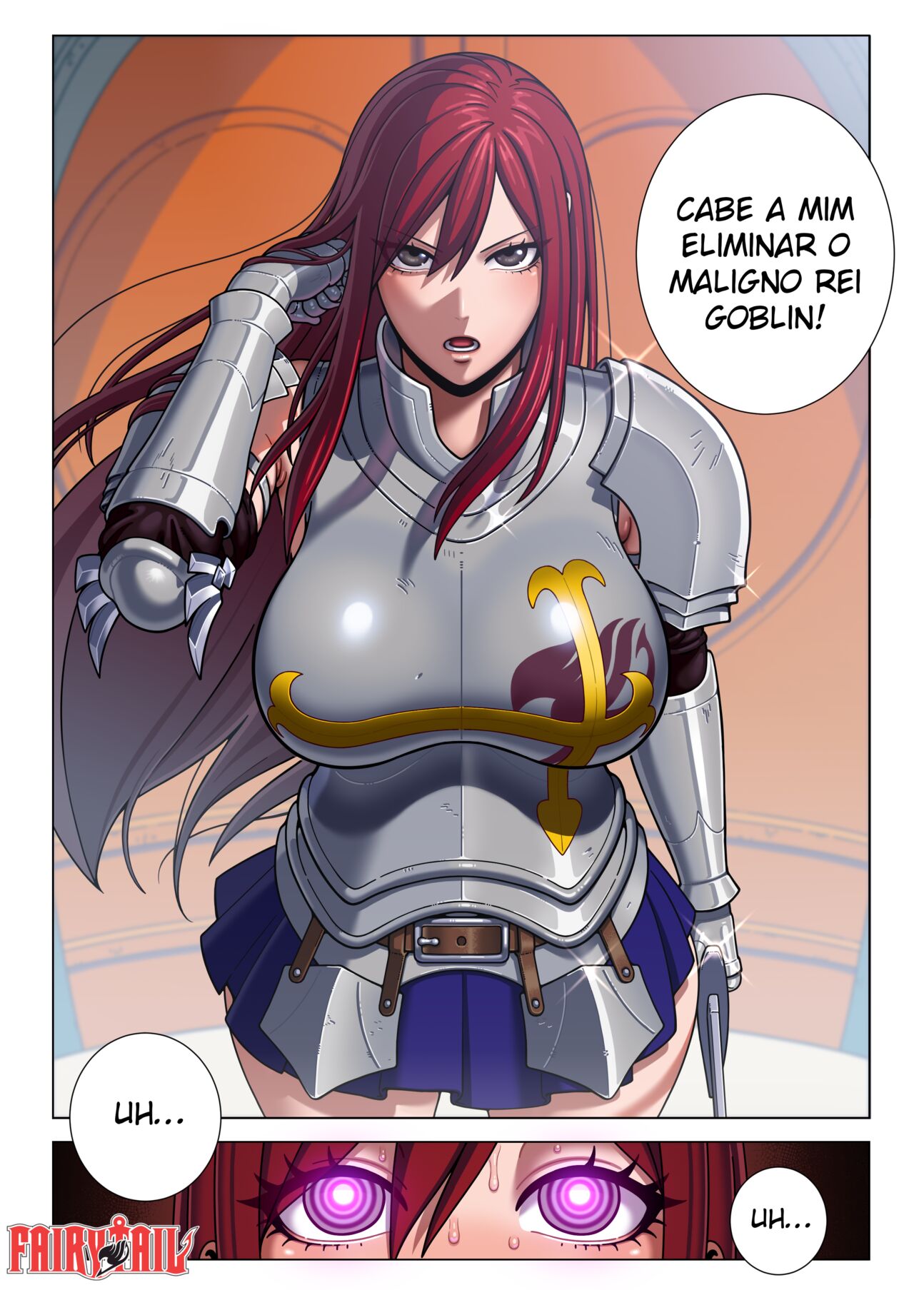 [Asa Yohoki] Erza Scarlet (Fairy Tail) [Uncensored] [Portuguese-BR] 图片编号 2
