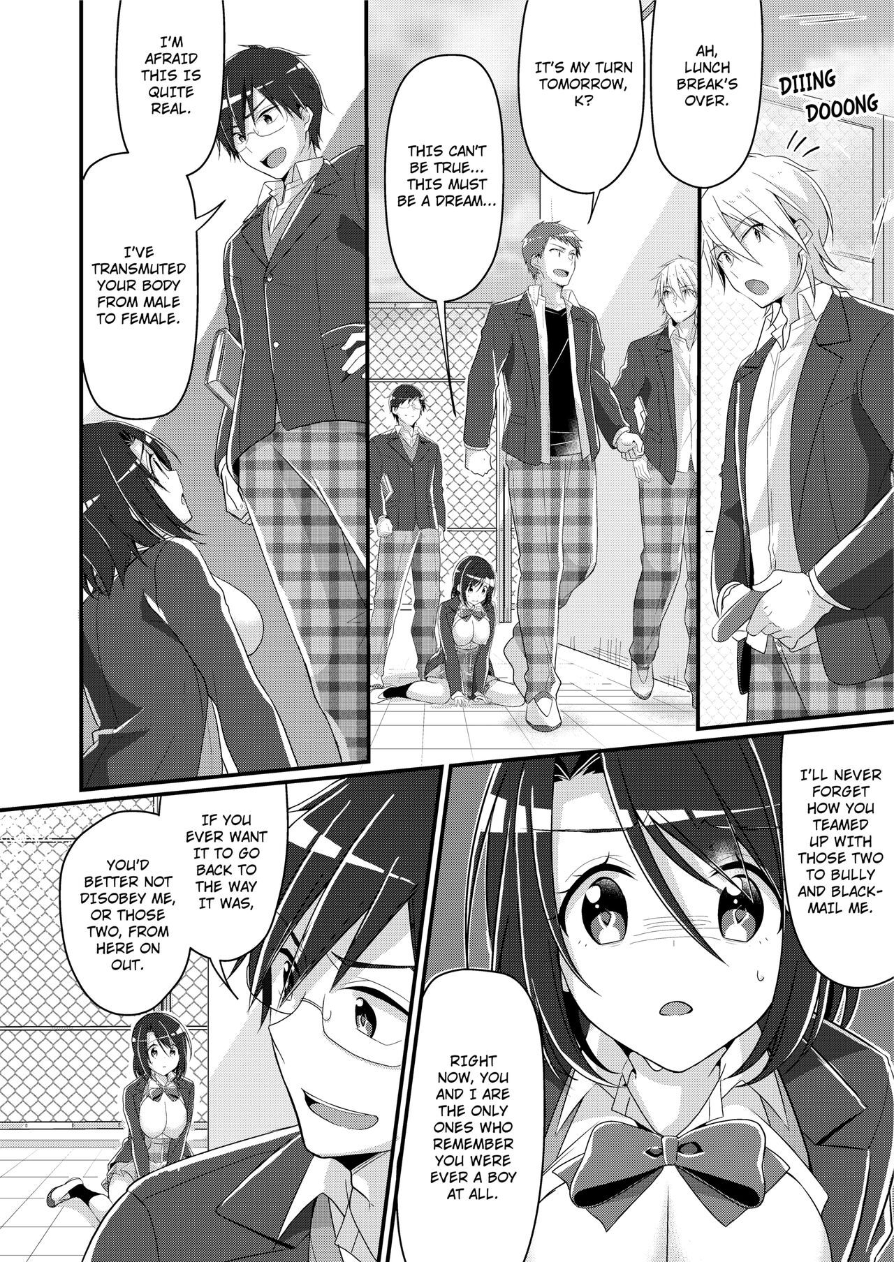 [TSF no F (NOMU)] Disciplining the Ill-Mannered Class President into a Masochistic Slut [English] [Decensored] 画像番号 15