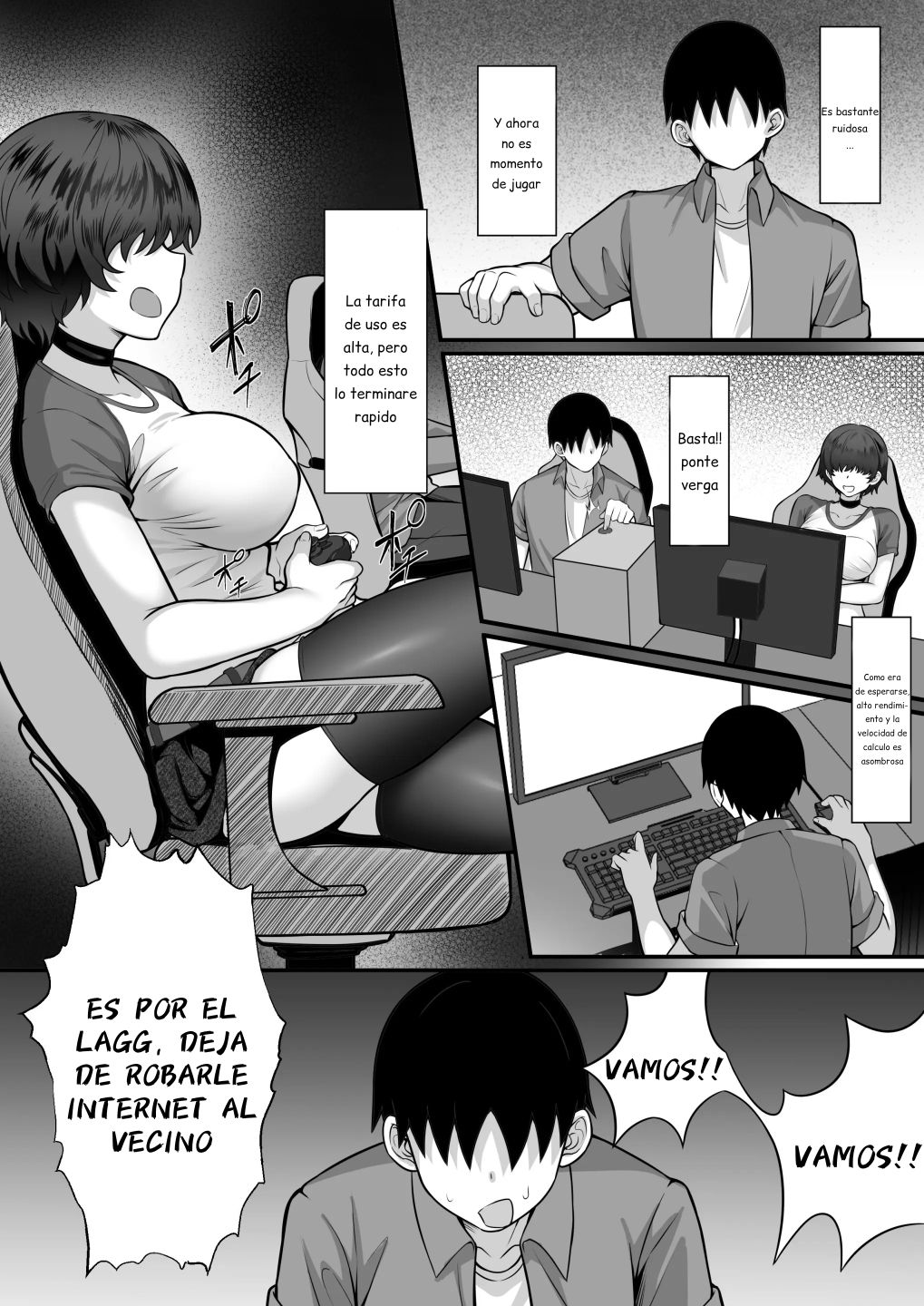 [Hakutamayu] Ore no Joukyou Seiseikatsu 16 "NeCafe Hen" | Mi vida sexual en Tokio 16 "Edición Netcafe" [Spanish] [EbisuTraslade - Winder] [Digital] 8eme image