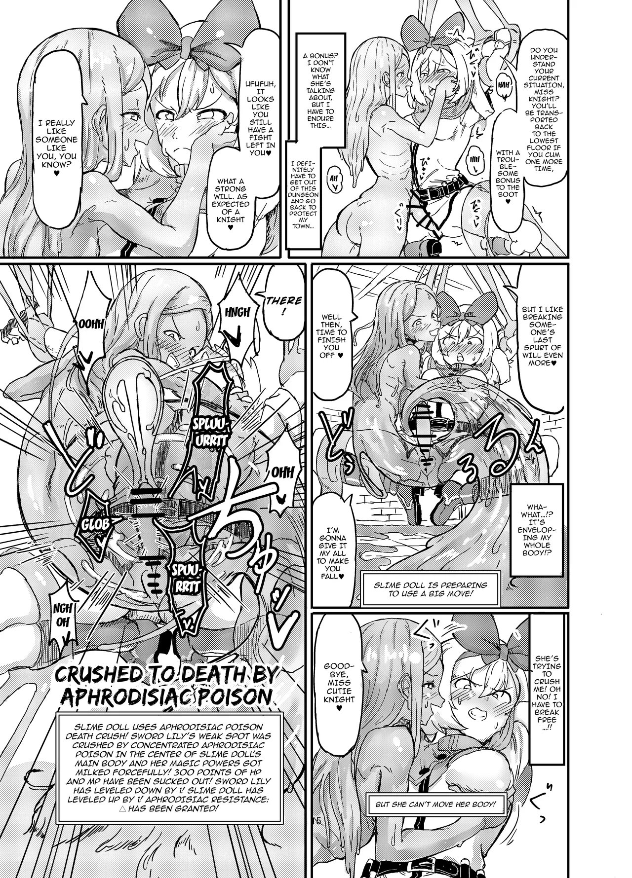 [Shirokarasuya] Futanari Mahou Shoujo Sword Lily in Inma Dungeon /  Futanari Magical Girl Sword Lily in The Succubus Dungeon [English] {Doujins.com} image number 16