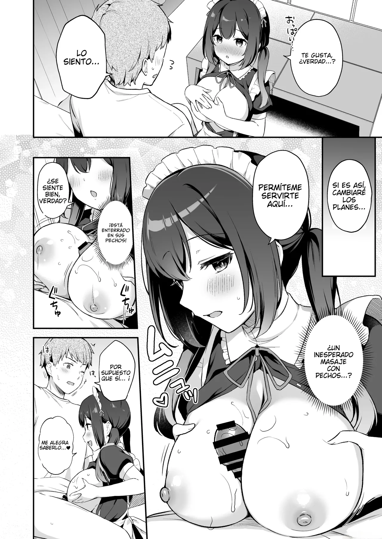 [Tiger Roman (Tiger)] Osananajimi no Toshishita Iyashikei Maid to Issho ni Hatsutaiken Suru Hanashi [Spanish] [Shining Hentai] 11eme image