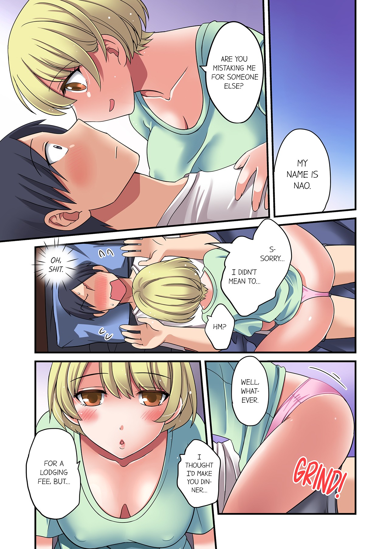 [Megi] Iede-chū no Honki no Bishonure SEX ~ Kondōmu ga Nakunaru made Amayadori Dekiru 1 | Having Sex with Him While Running Away From Home and Drenched - Can I Take Shelter Until You Run Out of Condoms? 1 [English] 画像番号 9