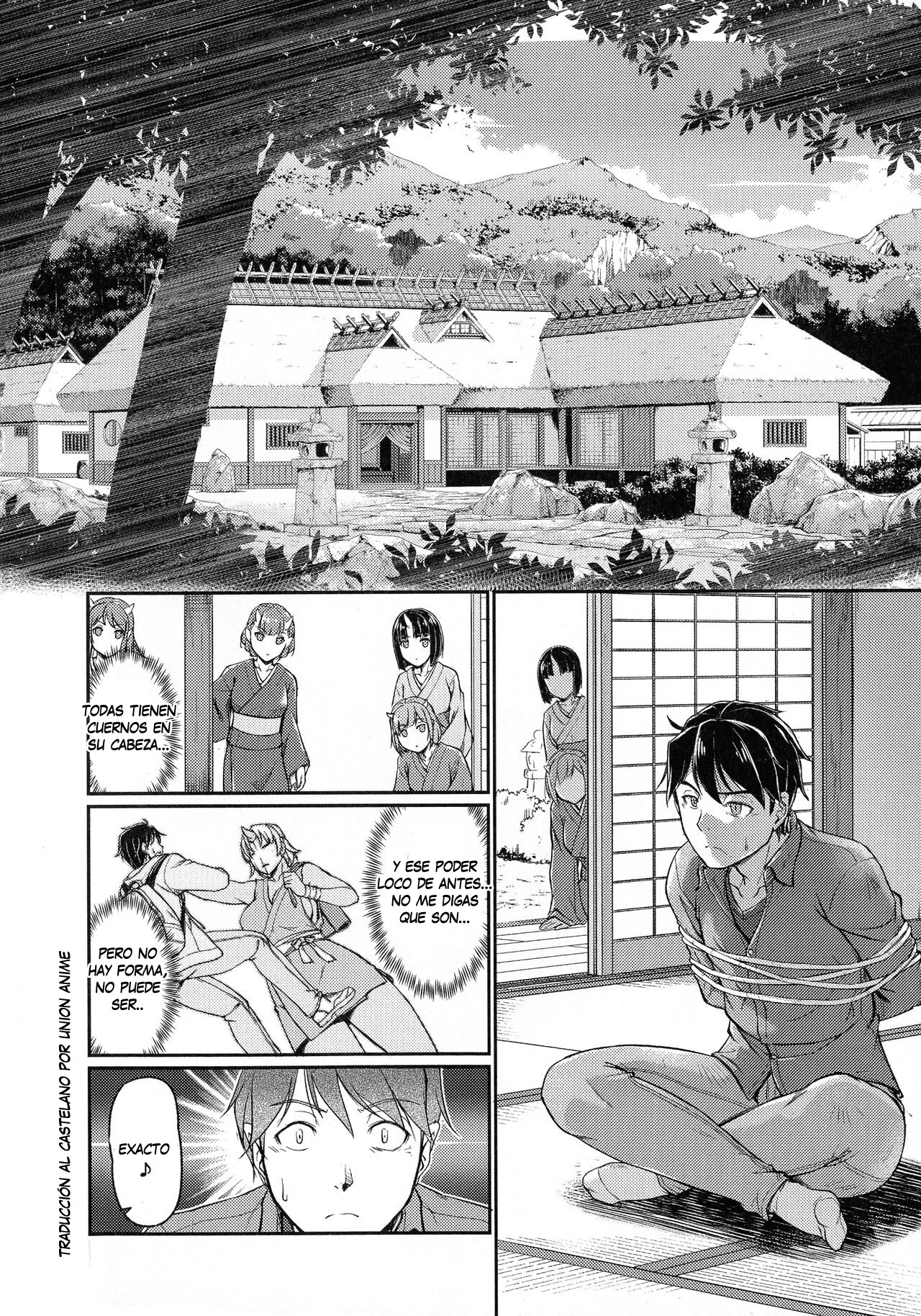 [Urase Shioji] Oni Harame Kijo Mura ni Mayoikonda Otoko no Hanashi Cap. 1 (COMIC Reboot Vol. 02) [Spanish] [UNION ANIME + Neko Time] 画像番号 14