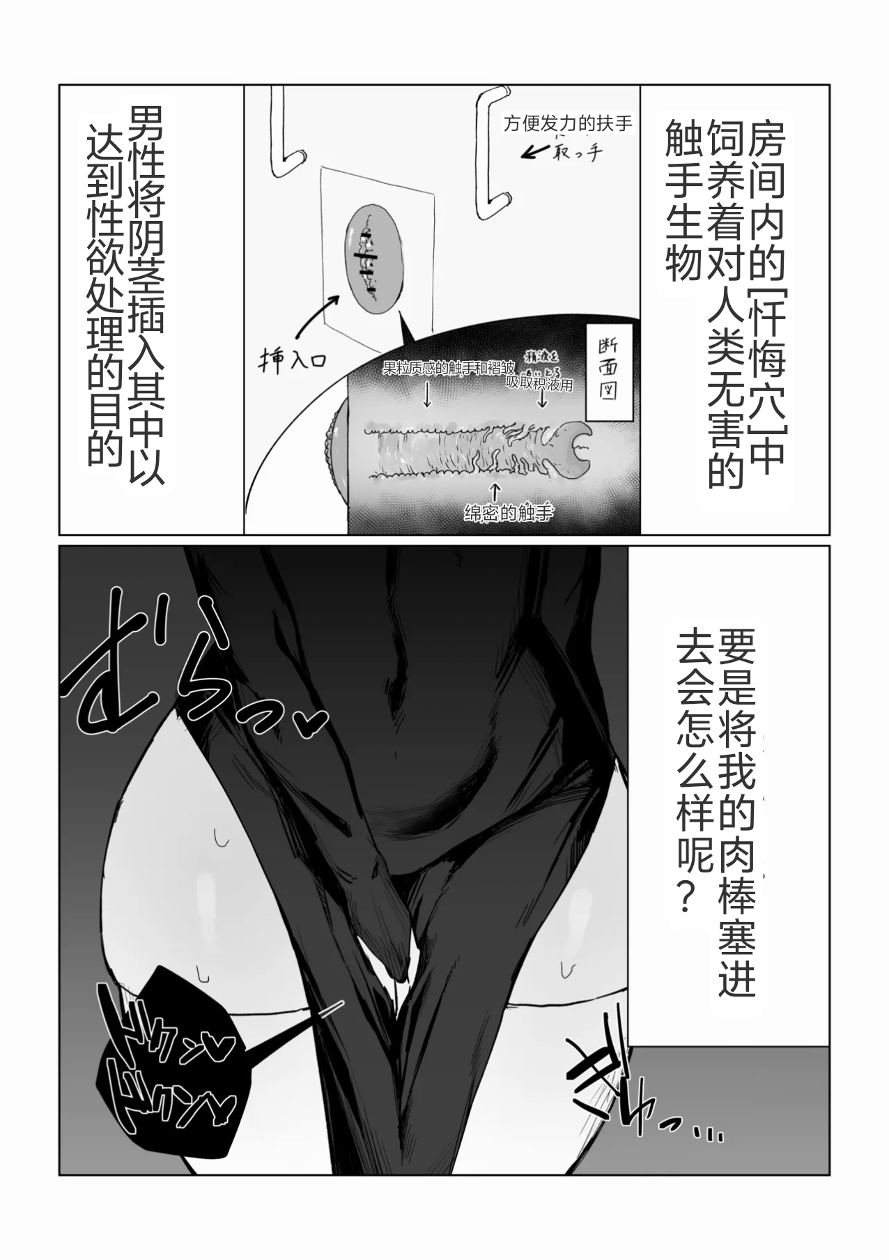 [Kataku no Hito (Muso)] Zange Ana de Futanari Sister ga Shikoru Hanashi [Chinese] [MerD5个人翻译] изображение № 8