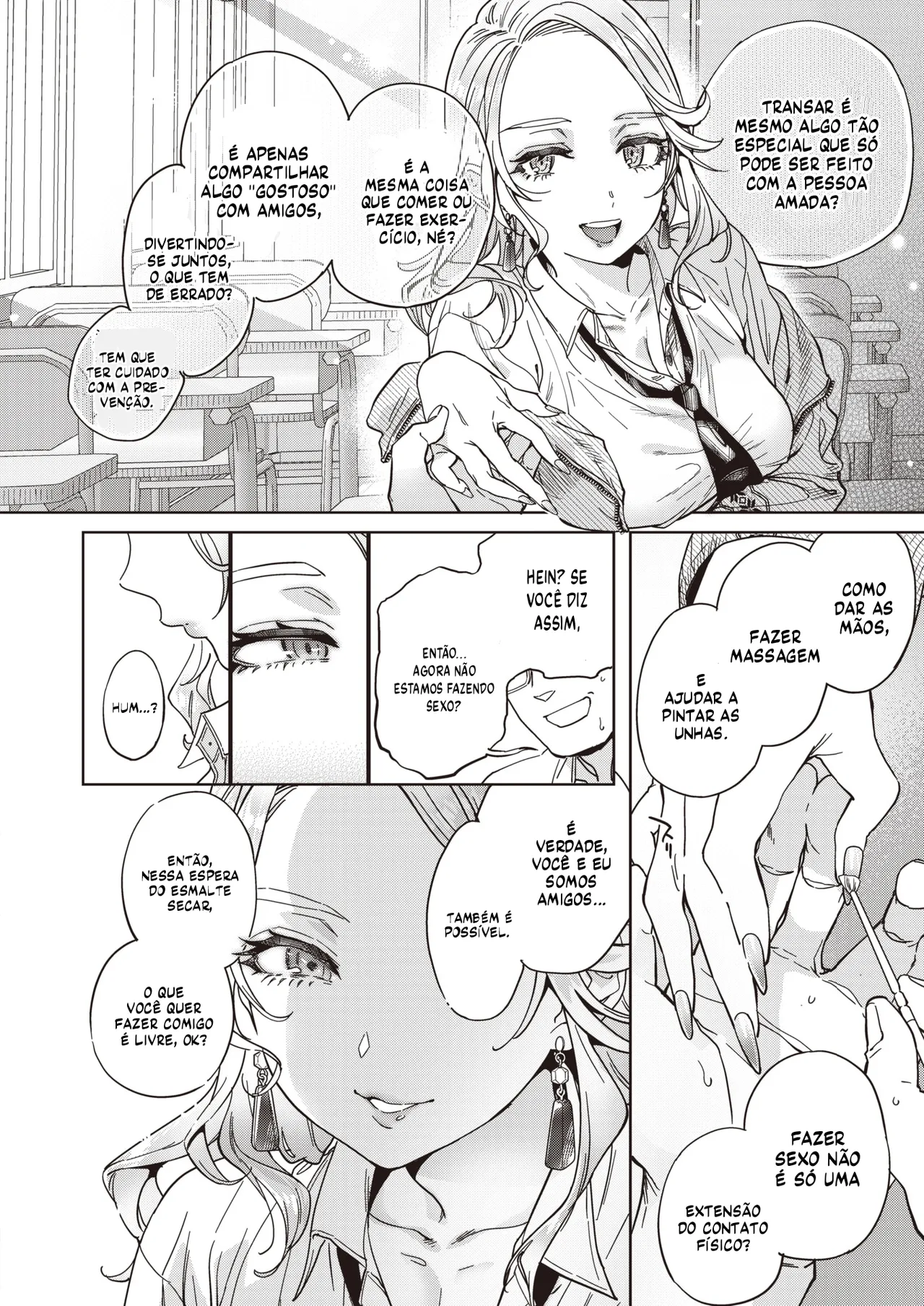 [Namboku] Yubisaki kara Koushoku (COMIC Kairakuten 2024-05) [Portuguese-BR] [Digital] numero di immagine  8