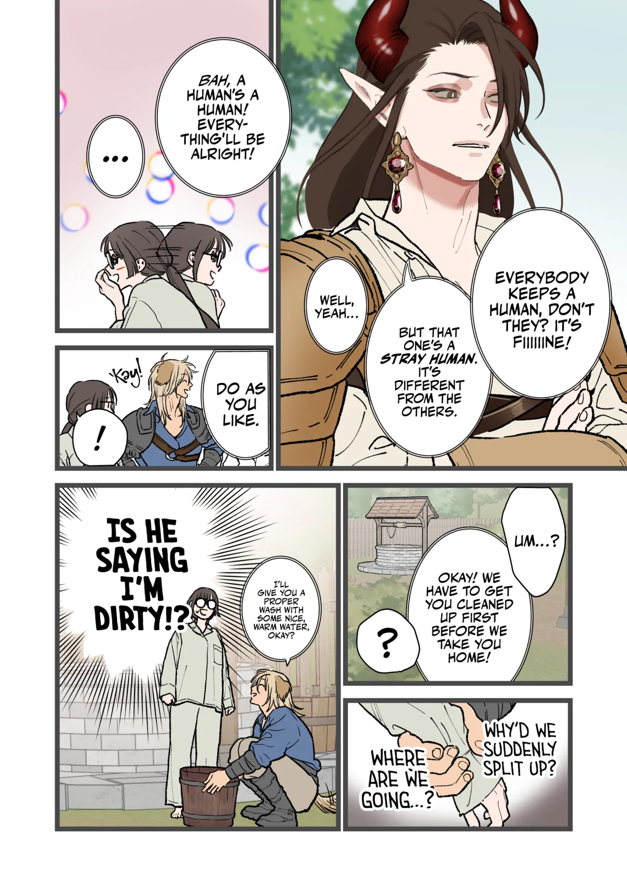 [Matatabi (Nanatayoshi)] Juujin sekai de Watashi ha Pet - Hatsujou Kanri wo Sareteimasu - [English] [A Cool Person] [Digital] numero di immagine  14