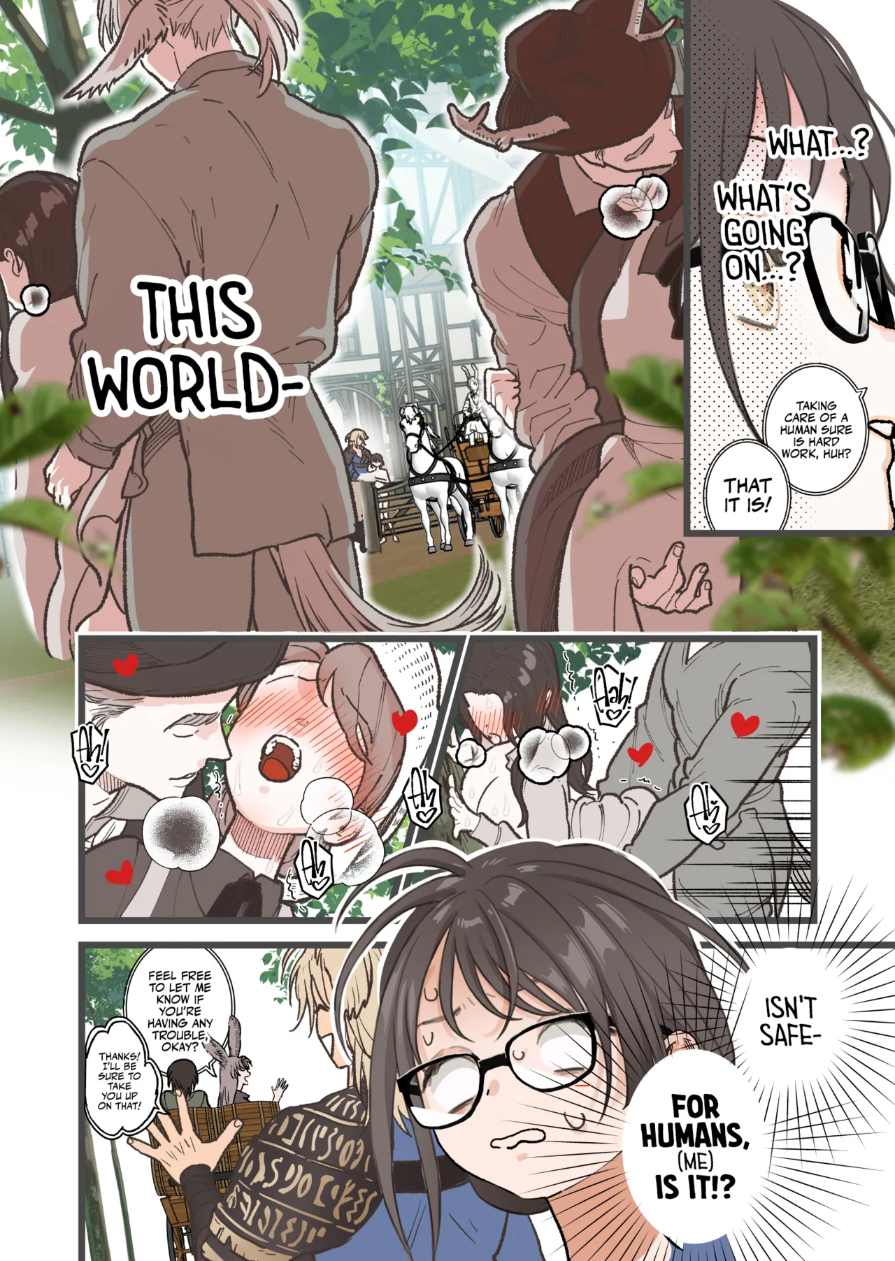 [Matatabi (Nanatayoshi)] Juujin sekai de Watashi ha Pet - Hatsujou Kanri wo Sareteimasu - [English] [A Cool Person] [Digital] numero di immagine  18