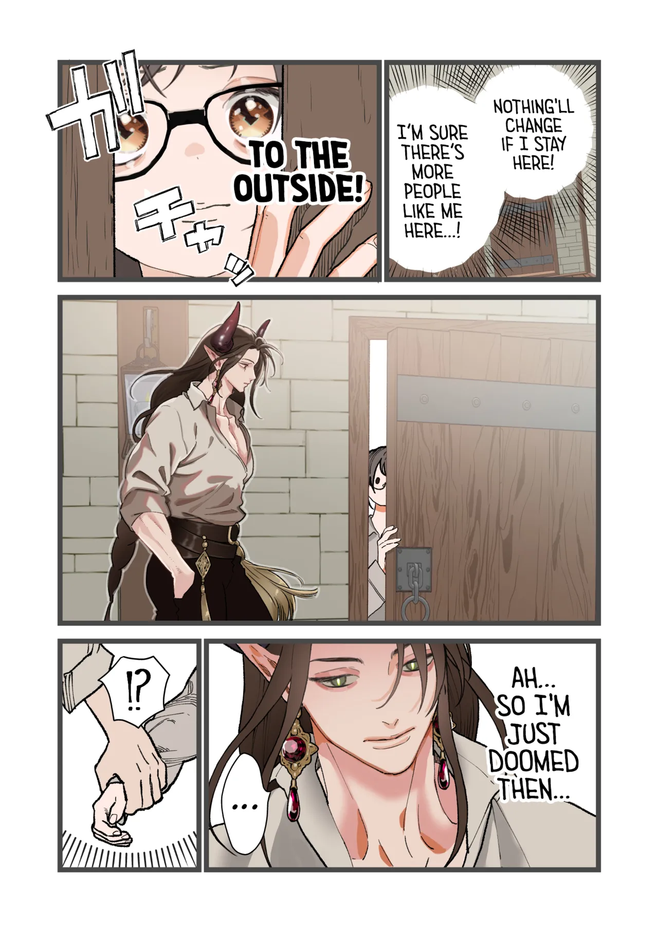 [Matatabi (Nanatayoshi)] Juujin sekai de Watashi ha Pet - Hatsujou Kanri wo Sareteimasu - [English] [A Cool Person] [Digital] numero di immagine  33