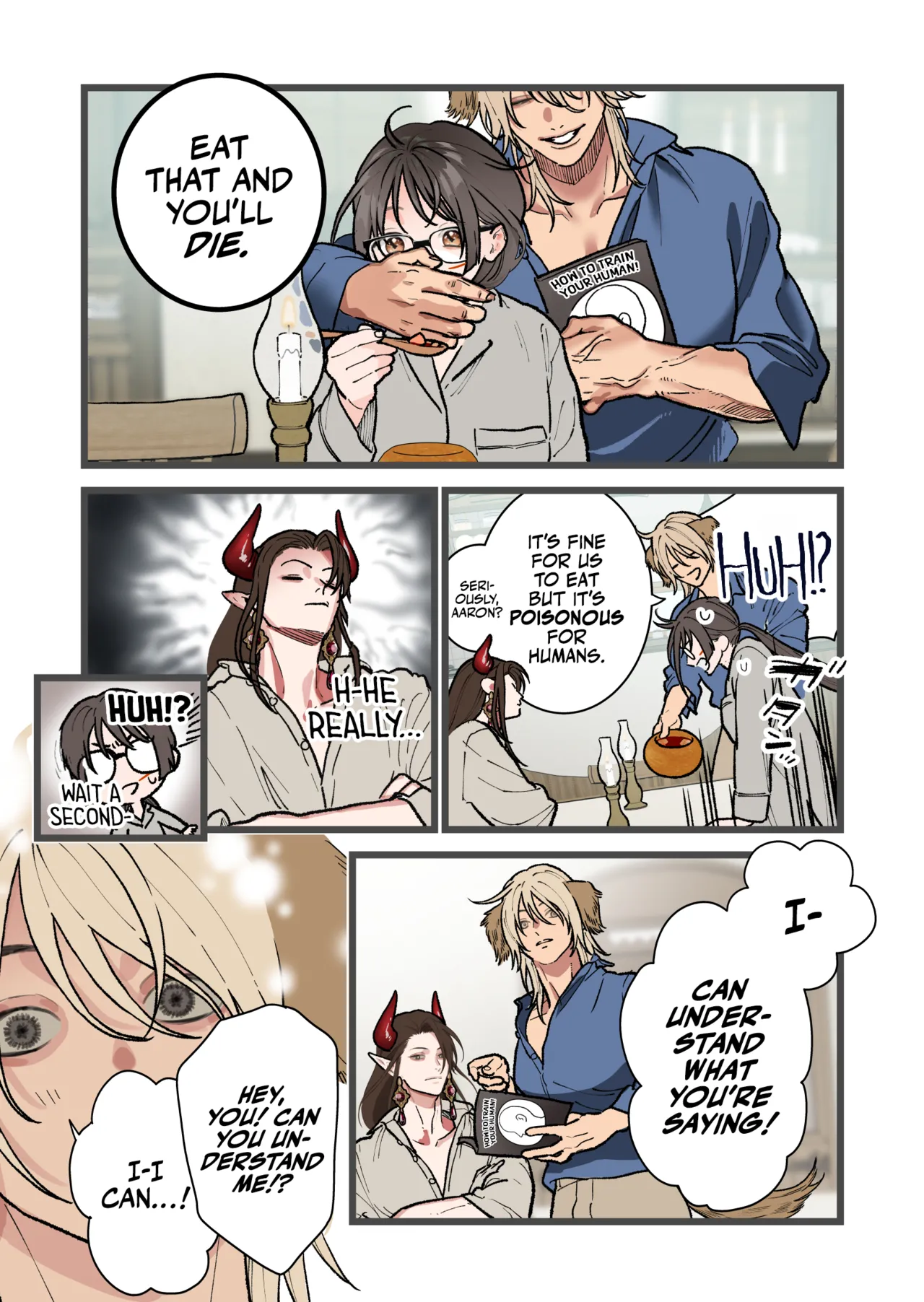 [Matatabi (Nanatayoshi)] Juujin sekai de Watashi ha Pet - Hatsujou Kanri wo Sareteimasu - [English] [A Cool Person] [Digital] numero di immagine  35