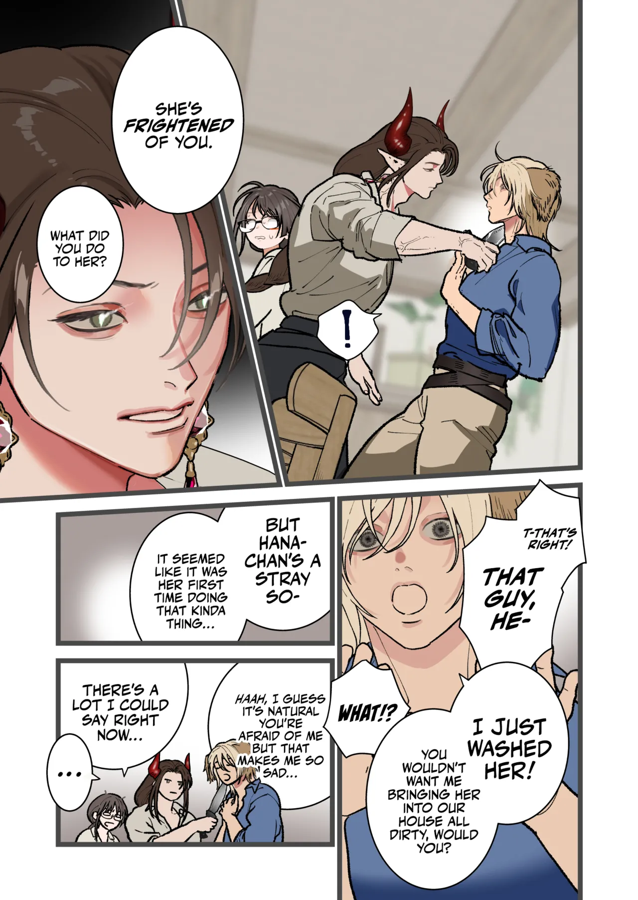 [Matatabi (Nanatayoshi)] Juujin sekai de Watashi ha Pet - Hatsujou Kanri wo Sareteimasu - [English] [A Cool Person] [Digital] numero di immagine  39