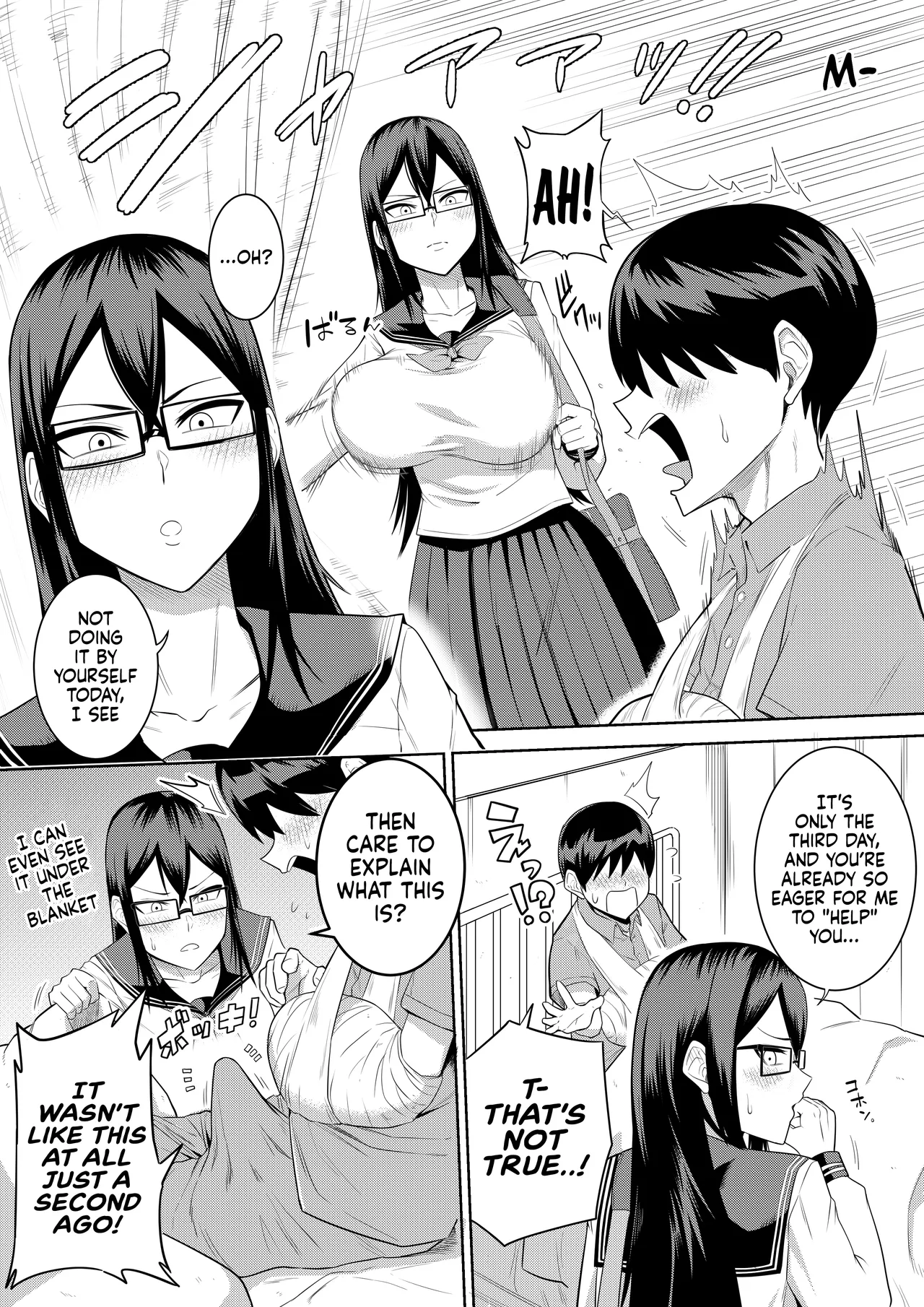 [Makosho] Sewayaki na Kyonyuu Gakkyuu Iinchou Sono 1-10 | The Kind and Caring Busty Class Rep Ch.1-10 [English] 25eme image