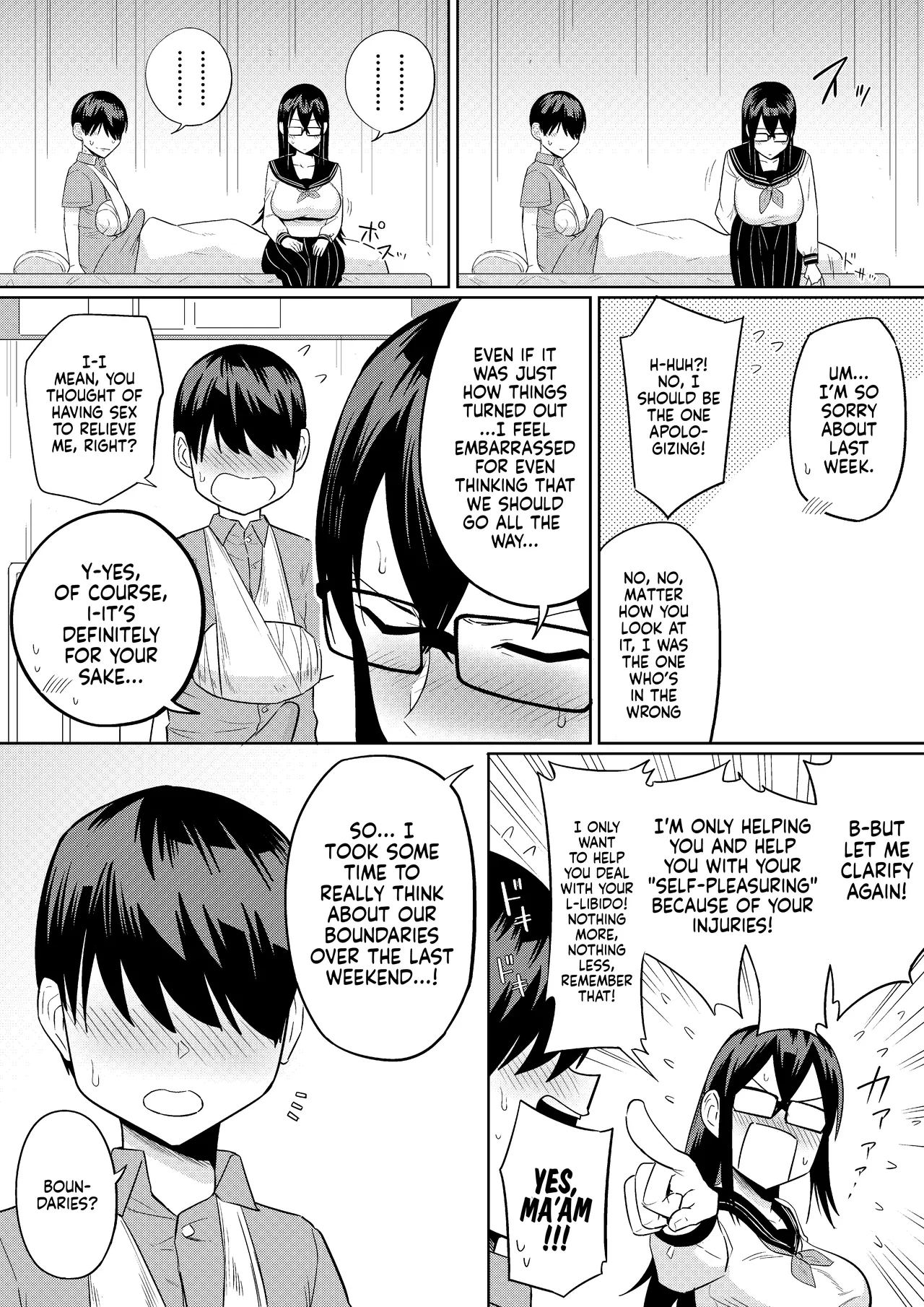 [Makosho] Sewayaki na Kyonyuu Gakkyuu Iinchou Sono 1-10 | The Kind and Caring Busty Class Rep Ch.1-10 [English] 44eme image