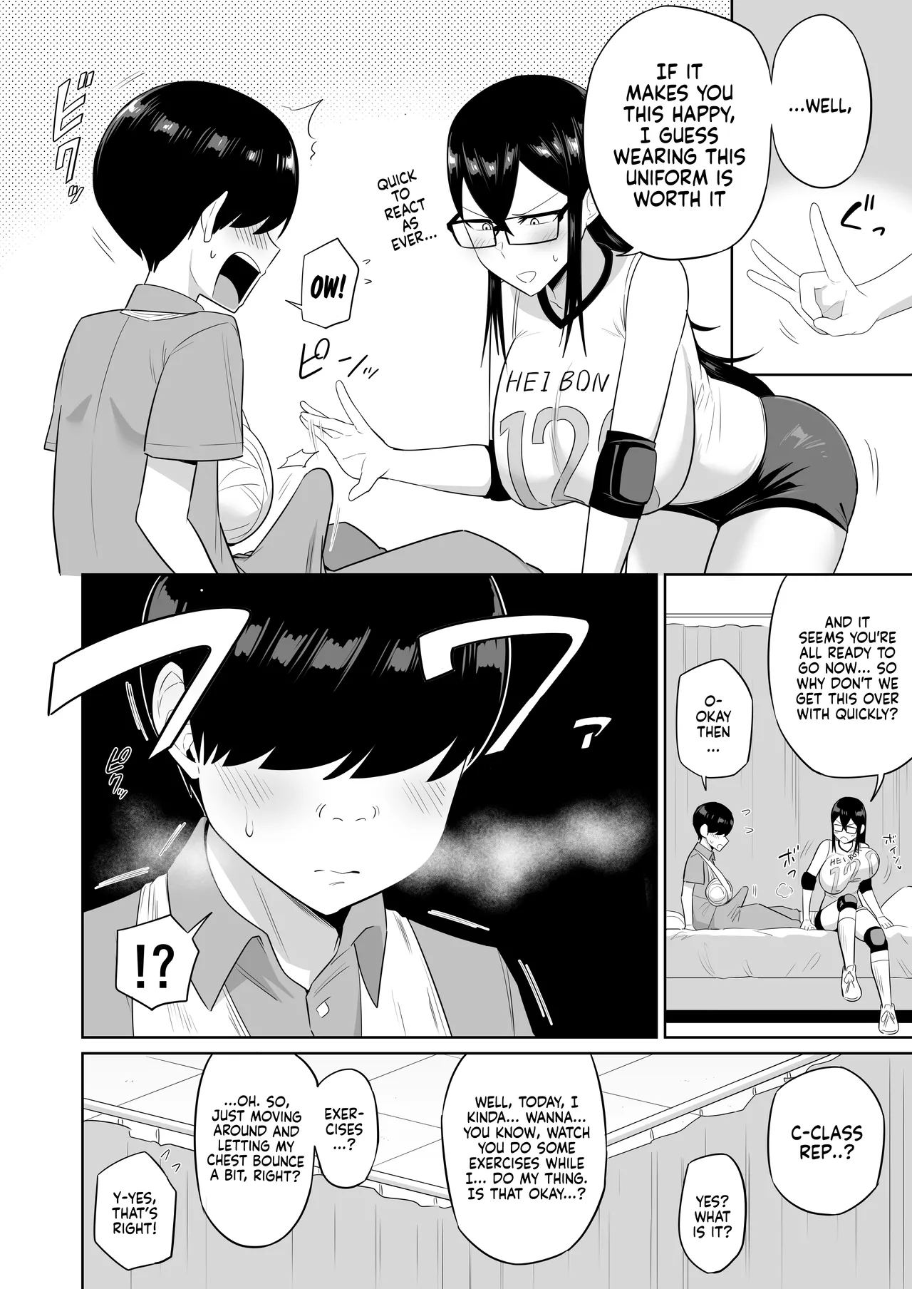 [Makosho] Sewayaki na Kyonyuu Gakkyuu Iinchou Sono 1-10 | The Kind and Caring Busty Class Rep Ch.1-10 [English] 49eme image