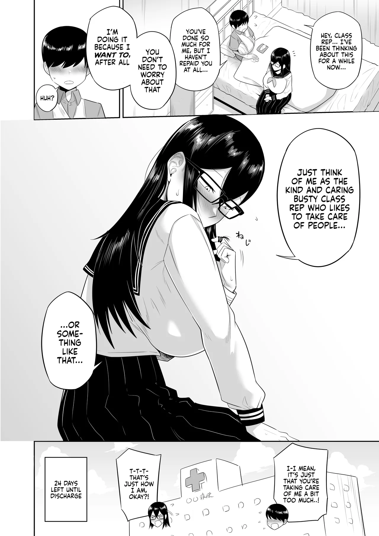 [Makosho] Sewayaki na Kyonyuu Gakkyuu Iinchou Sono 1-10 | The Kind and Caring Busty Class Rep Ch.1-10 [English] 59eme image