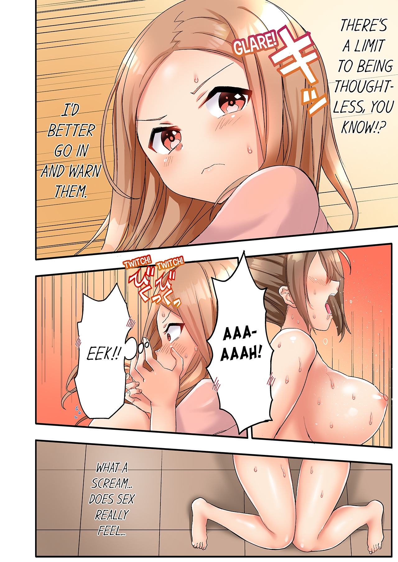 [Kazutaro] Hitozuma Volley-bu no Asedaku SEX ~Shower Abinagara Mitchaku Shichau? 1-4 | Married Women's Volleyball Club Sweaty Sex - We're Being Glued Together While Taking A Shower? 1-4 [English] изображение № 81