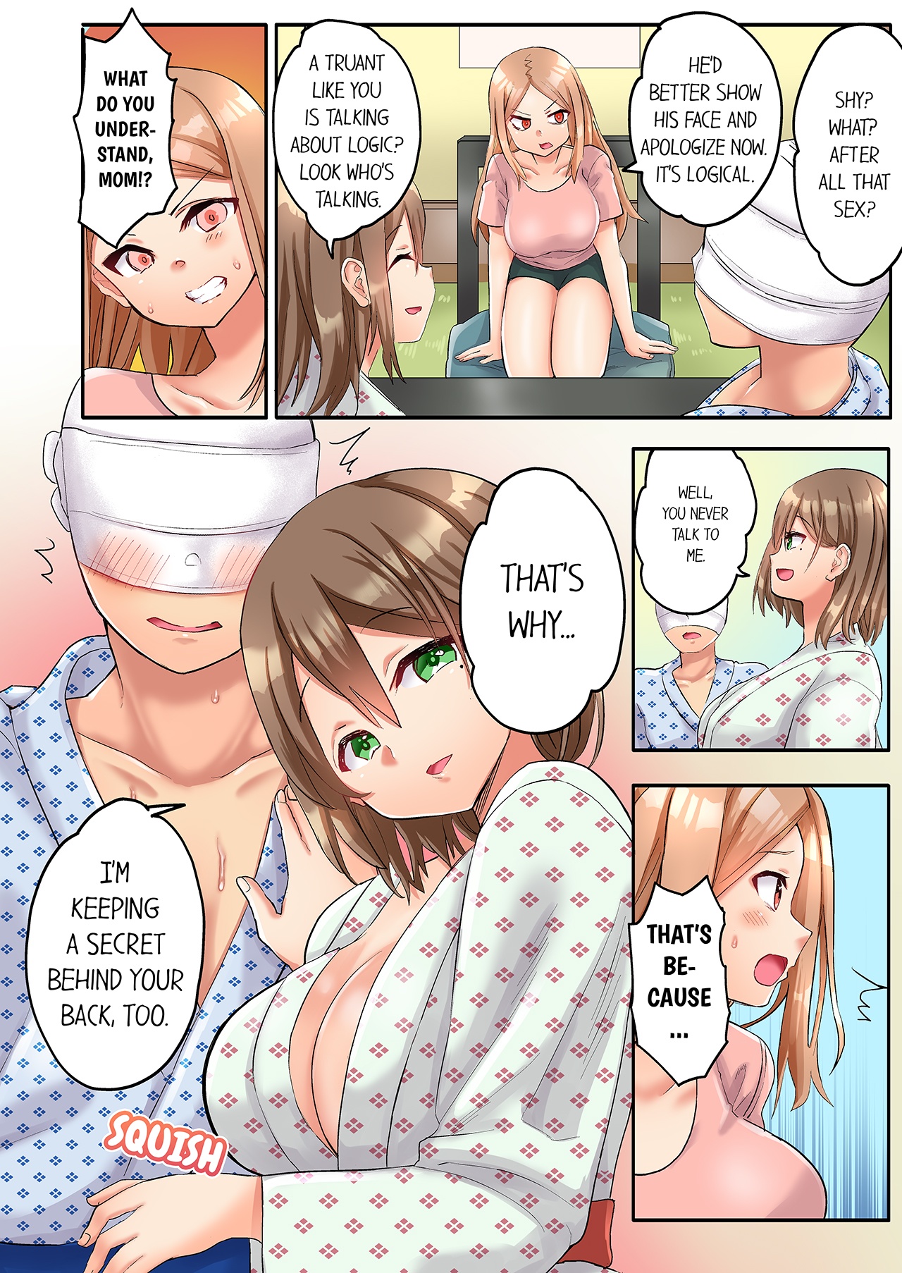 [Kazutaro] Hitozuma Volley-bu no Asedaku SEX ~Shower Abinagara Mitchaku Shichau? 1-4 | Married Women's Volleyball Club Sweaty Sex - We're Being Glued Together While Taking A Shower? 1-4 [English] изображение № 91