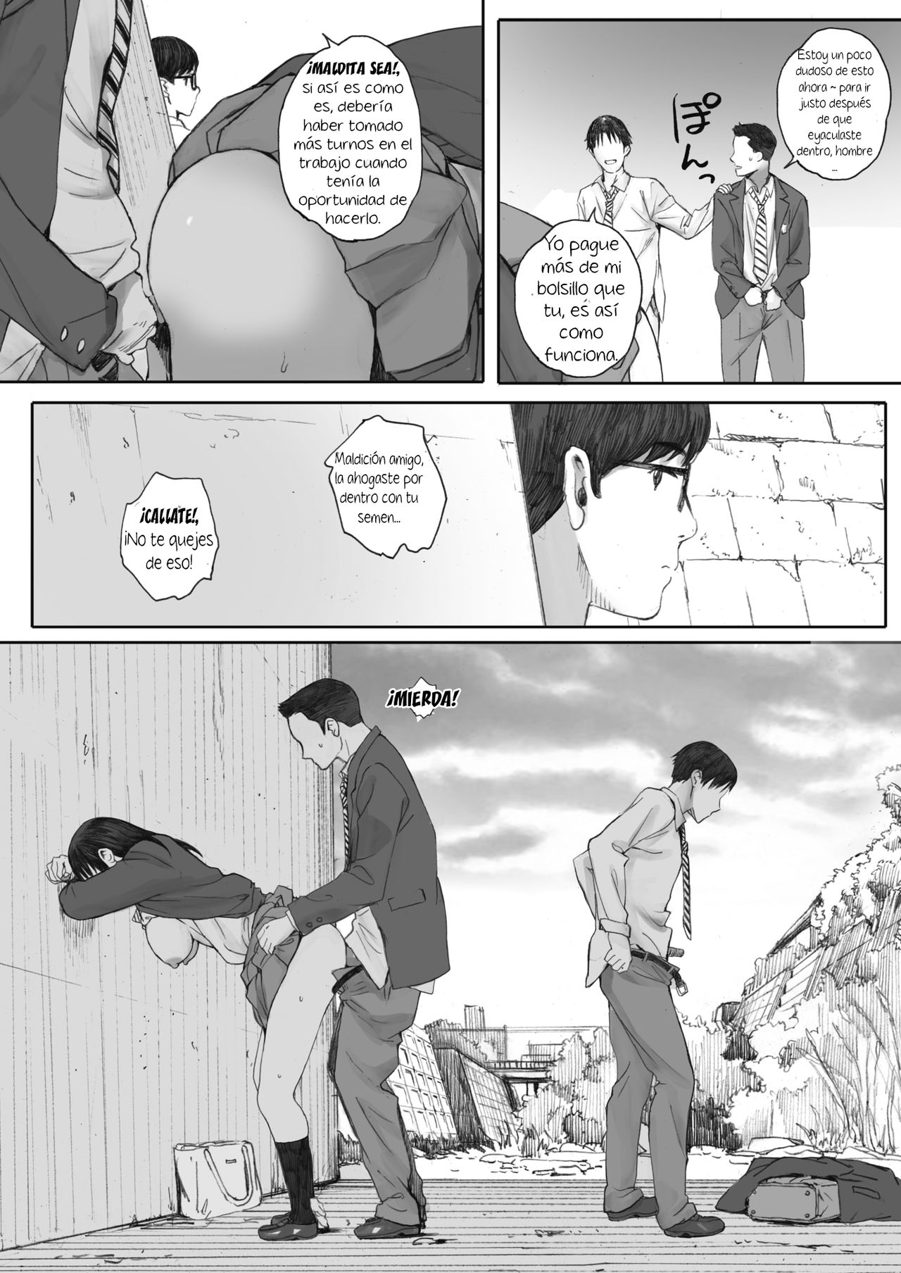 [Arai Kei] Boku wa Kanojo no Namae mo Shiranai | I Don't Even Know Her Name (COMIC HOTMILK 2020-02) [Spanish] [El mago de las MILFS] [Digital] Bildnummer 6