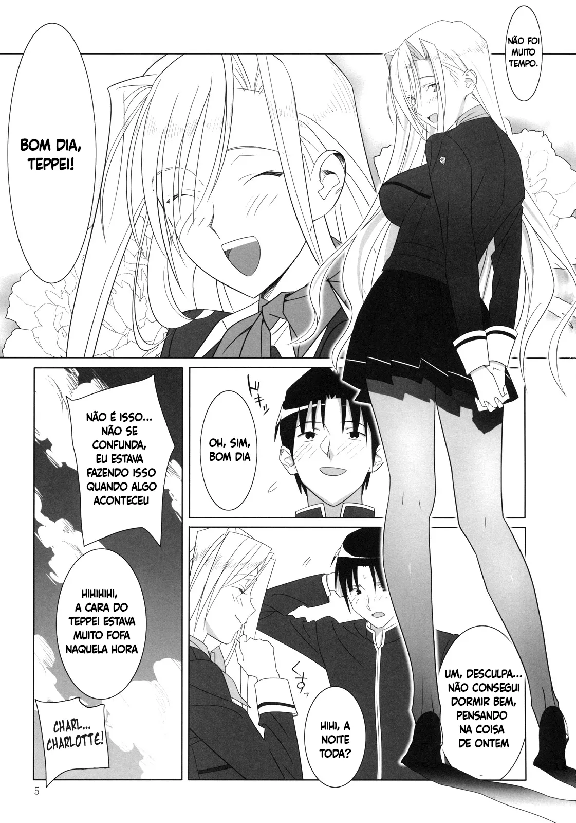 [Hito no Fundoshi (Yukiyoshi Mamizu)] Admired beautiful flower. | Admirando a bela flor. (Princess Lover!) [Portuguese-BR] [Luca-San] image number 5