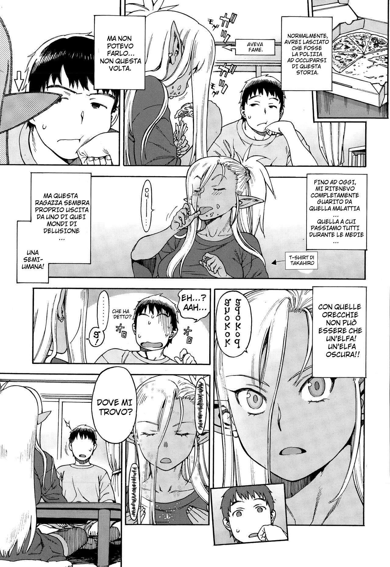 [Hidiri Rei] Ore no Yome ga Dark Elf na Ken | Un' Elfo come Moglie (COMIC X-EROS #25) [Italian] 5eme image