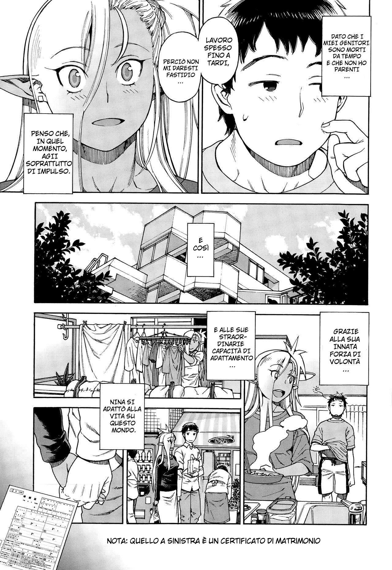 [Hidiri Rei] Ore no Yome ga Dark Elf na Ken | Un' Elfo come Moglie (COMIC X-EROS #25) [Italian] 7eme image