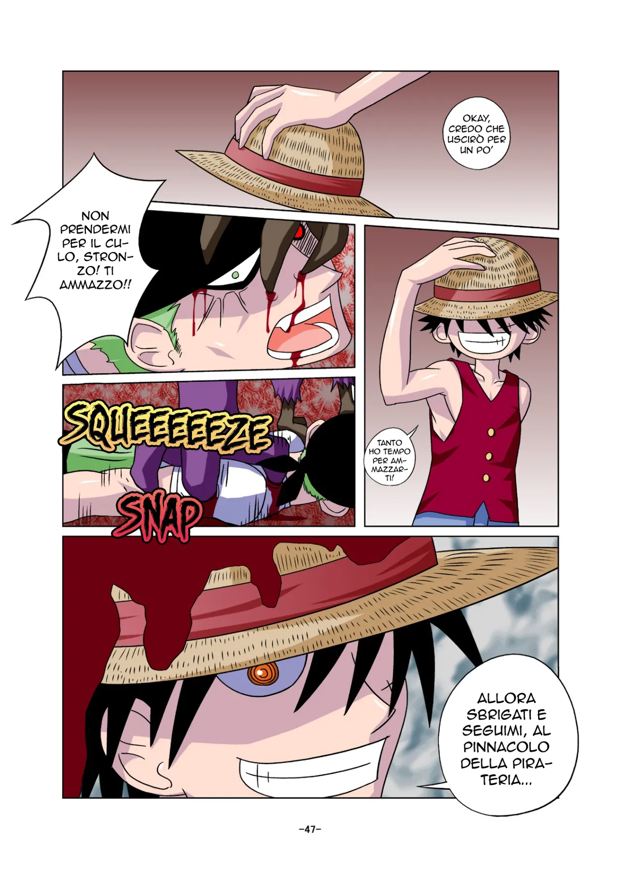 [Raisin Pie (Tamaki Denchuu)] Shoku no Utage | Ciurma , Andiamo Tutti all' Arrembaggio (One Piece) [Italian] 47eme image