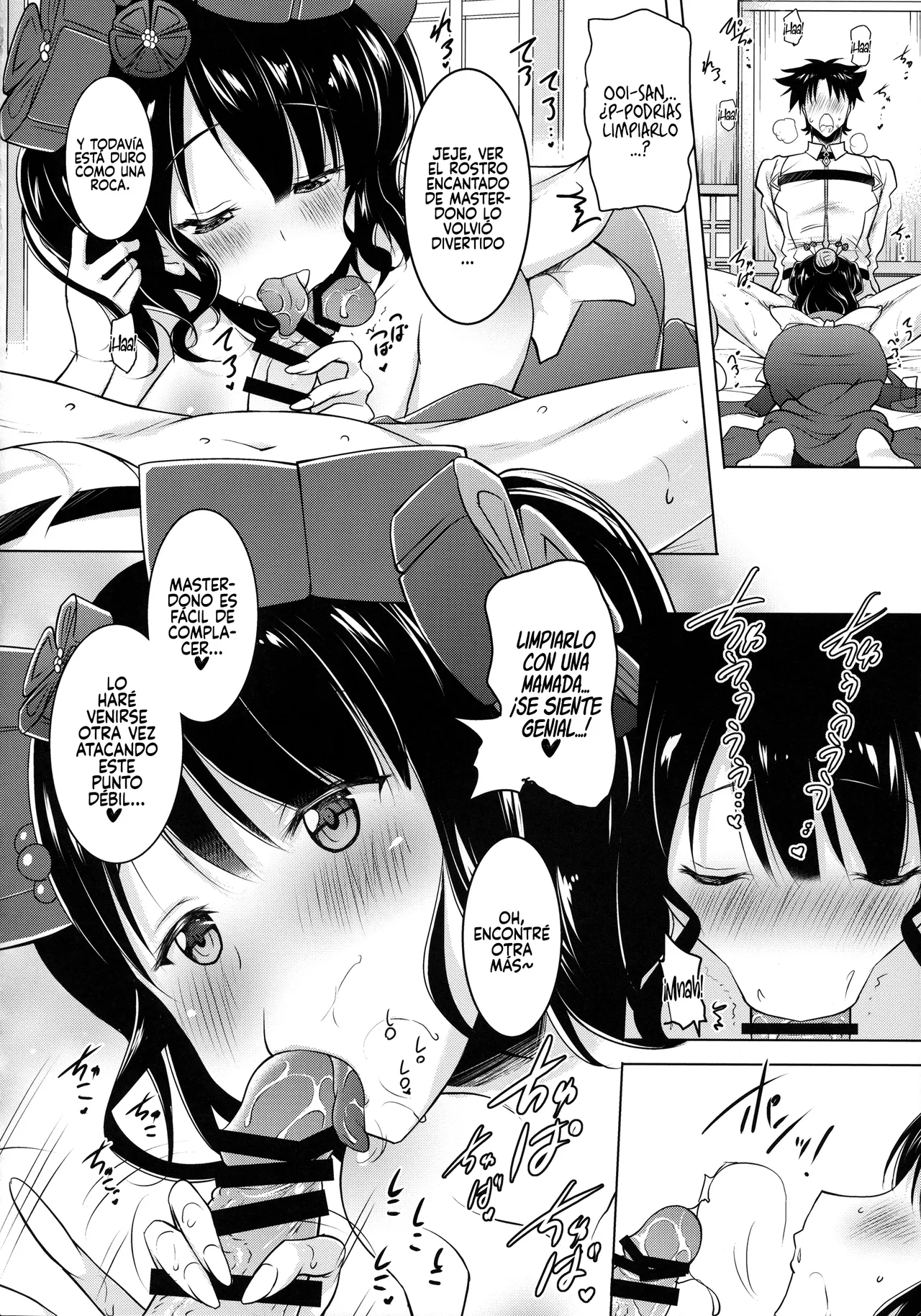 (COMIC1☆13) [Syunkan Saidaihusoku (Pony R)] Hokusai-chan ga Okuchi de Teinei ni Tannen ni Nando mo Nuite Kurete kara no Honban (Fate/Grand Order) [Spanish] [Rakuen Translations] image number 13