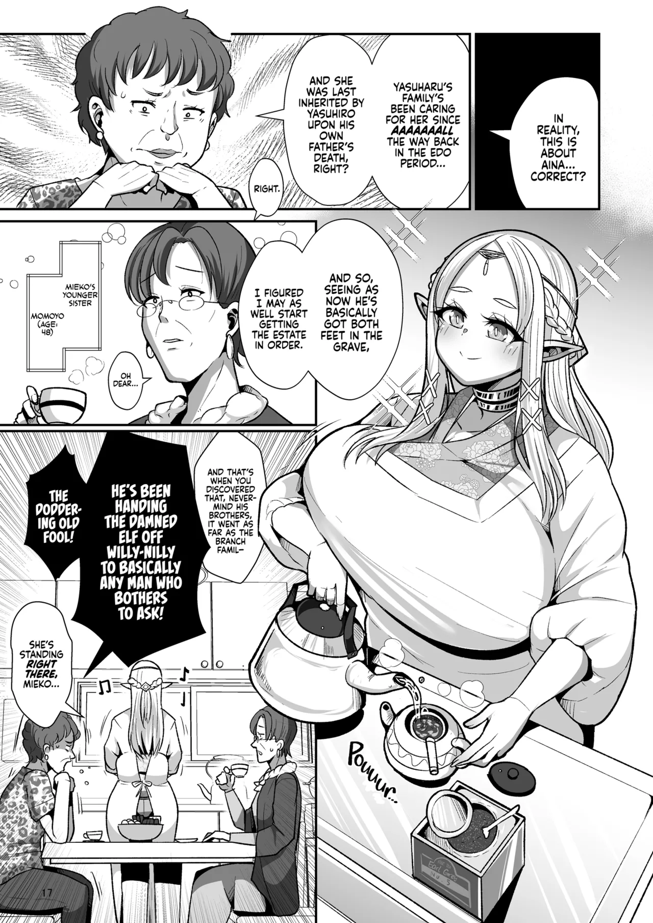 [Shinshunshantonshou (Bukatsu)] H Seidorei Elf no Souzoku Mondai ni Tsuite ~ Rinjuu-hen | Machinations of an Elven Concubine Part One: Deathbed [English] {2d-market.com} [Decensored] [Digital] Bildnummer 19