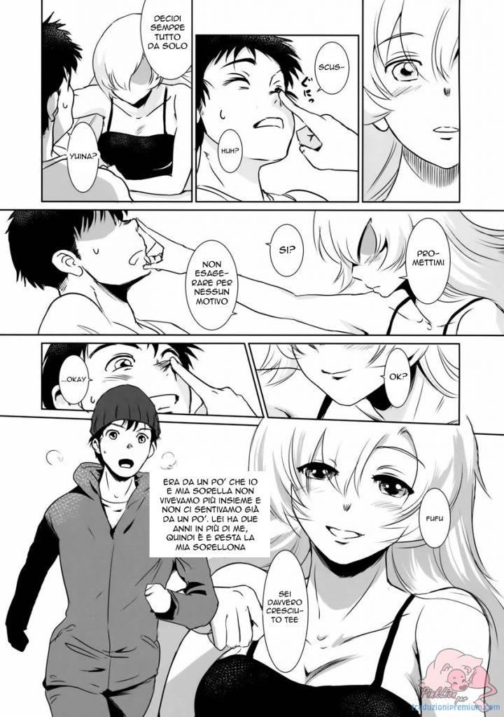 (C91) [MASHIRA-DOU (Mashiraga Aki)] Yuina vol. I | Vivere con Mia Sorella [Italian] image number 15