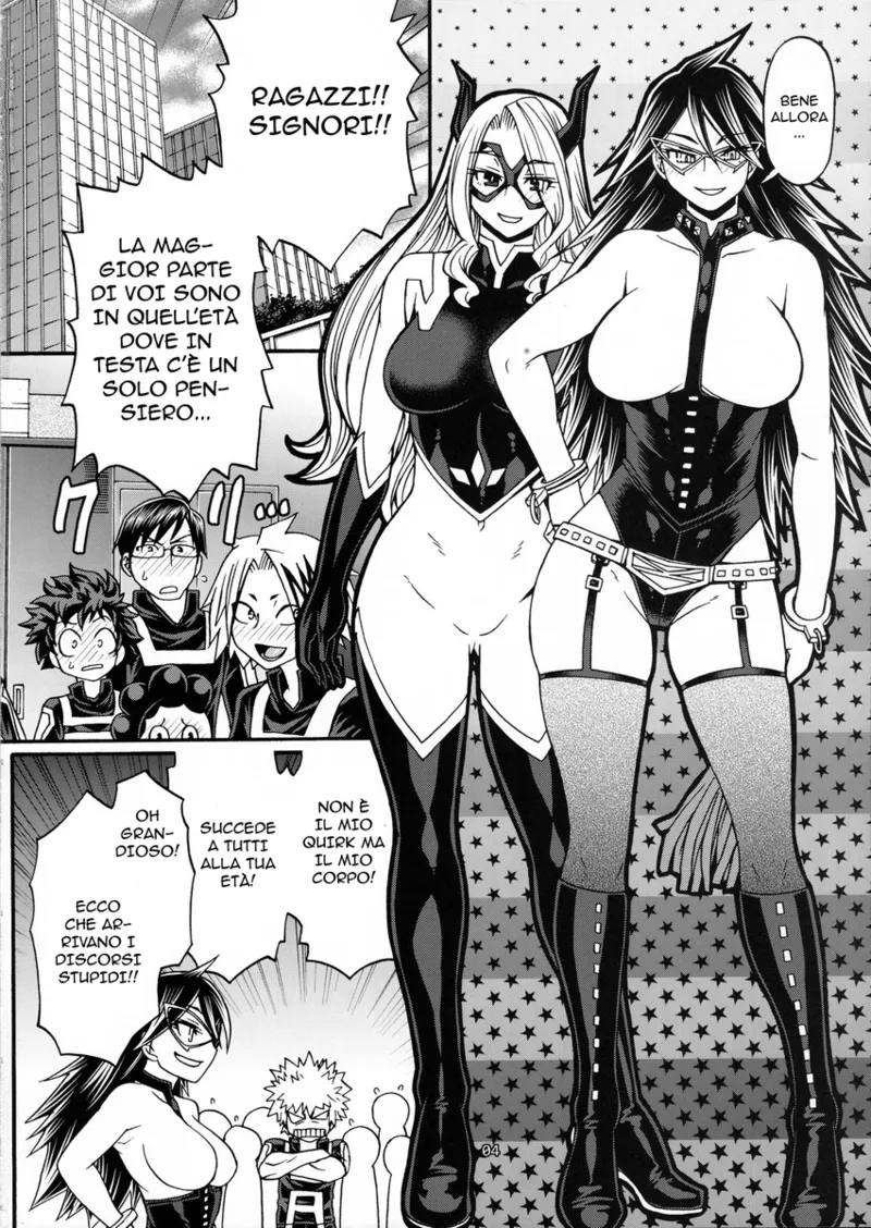 (C89) [CELLULOID-ACME (Chiba Toshirou)] M+M | Lezioni di Sesso (My Hero Academia) [Italian] image number 3