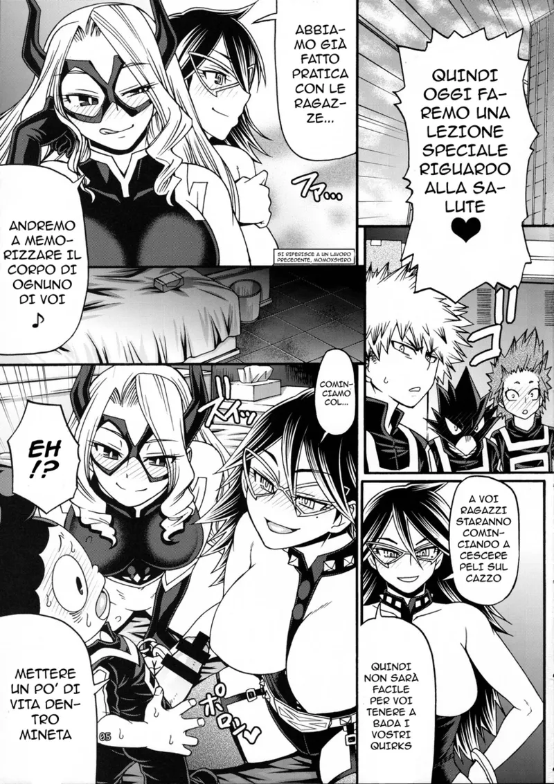 (C89) [CELLULOID-ACME (Chiba Toshirou)] M+M | Lezioni di Sesso (My Hero Academia) [Italian] image number 4
