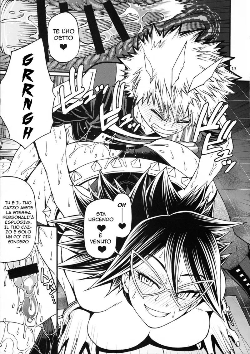 (C89) [CELLULOID-ACME (Chiba Toshirou)] M+M | Lezioni di Sesso (My Hero Academia) [Italian] image number 13