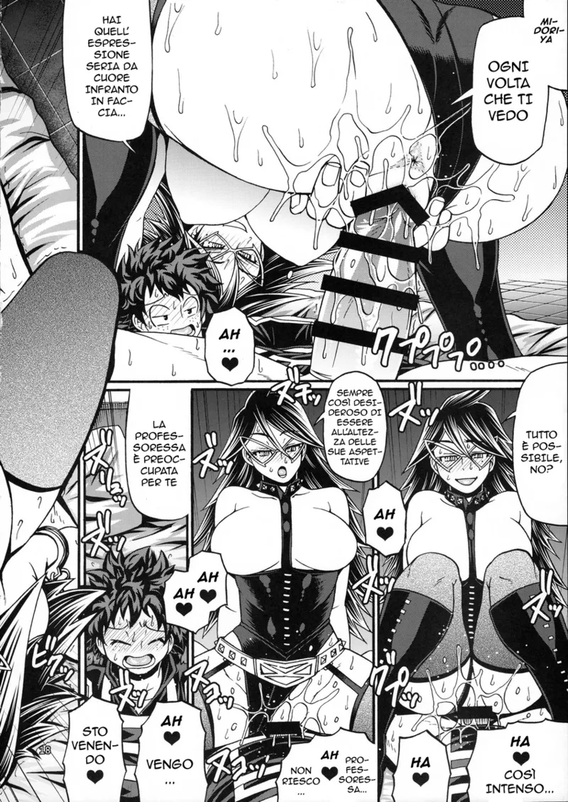 (C89) [CELLULOID-ACME (Chiba Toshirou)] M+M | Lezioni di Sesso (My Hero Academia) [Italian] image number 19