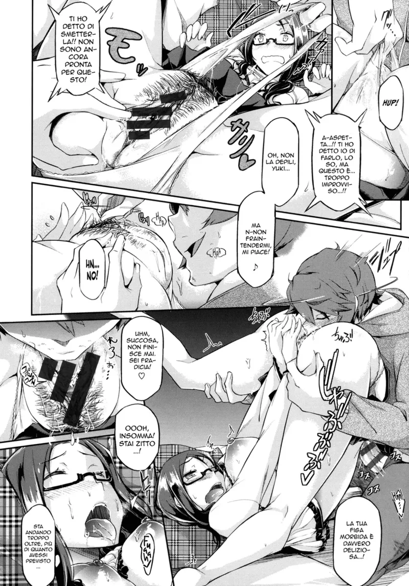 [Kuro no Miki] Thawing Love + Thawing Love ~Another Point~ | Adoro le tue Calze Sorellona (Rennyu Order) [Italian] 画像番号 10