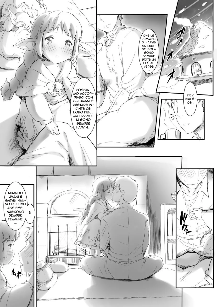 [ASGO (Zanzi)] Rei no Shima ni Draph ga Futtekita. | Atterraggio Fortunato 1 (Zenpen) (Granblue Fantasy) [Italian] [Digital] image number 5