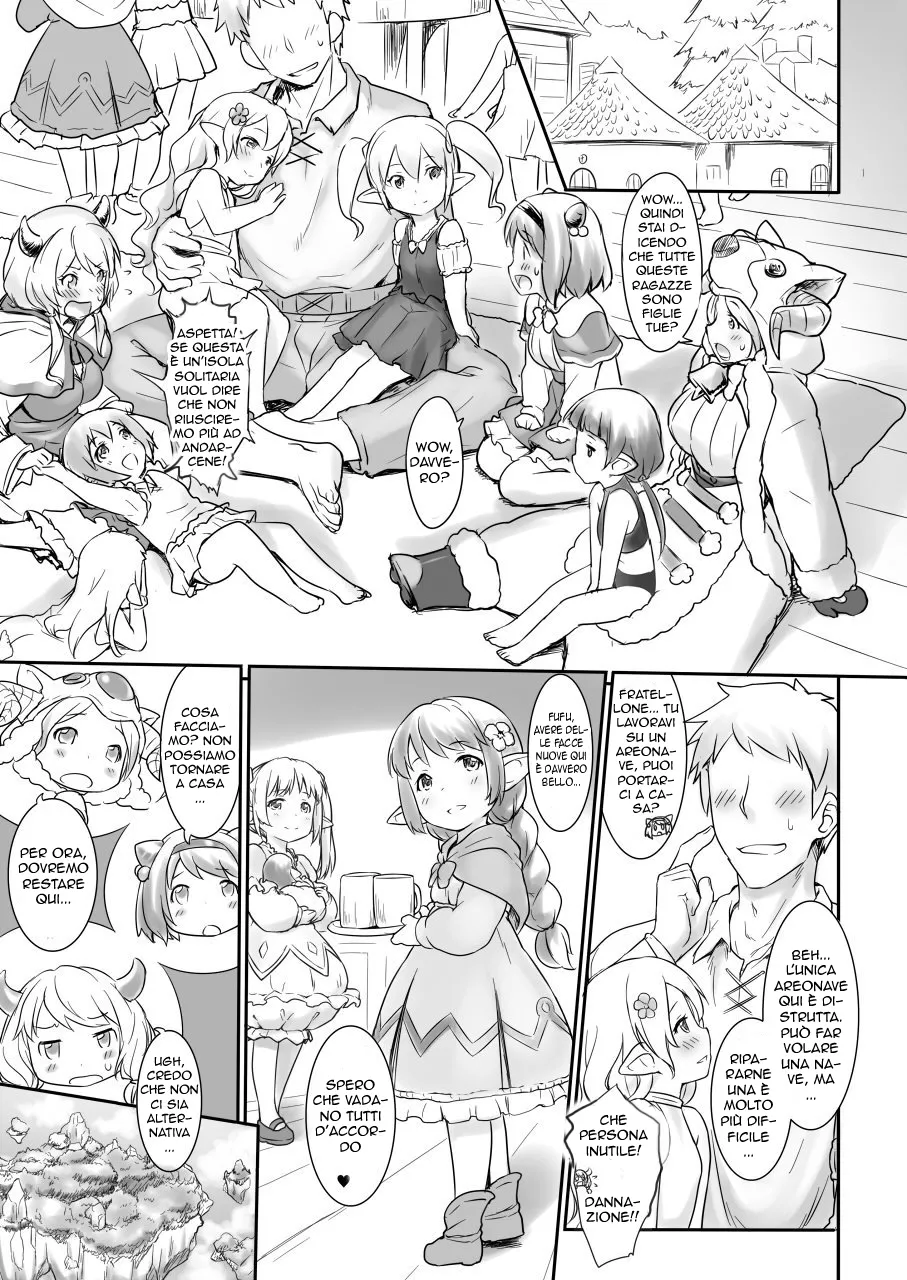 [ASGO (Zanzi)] Rei no Shima ni Draph ga Futtekita. | Atterraggio Fortunato 1 (Zenpen) (Granblue Fantasy) [Italian] [Digital] image number 13