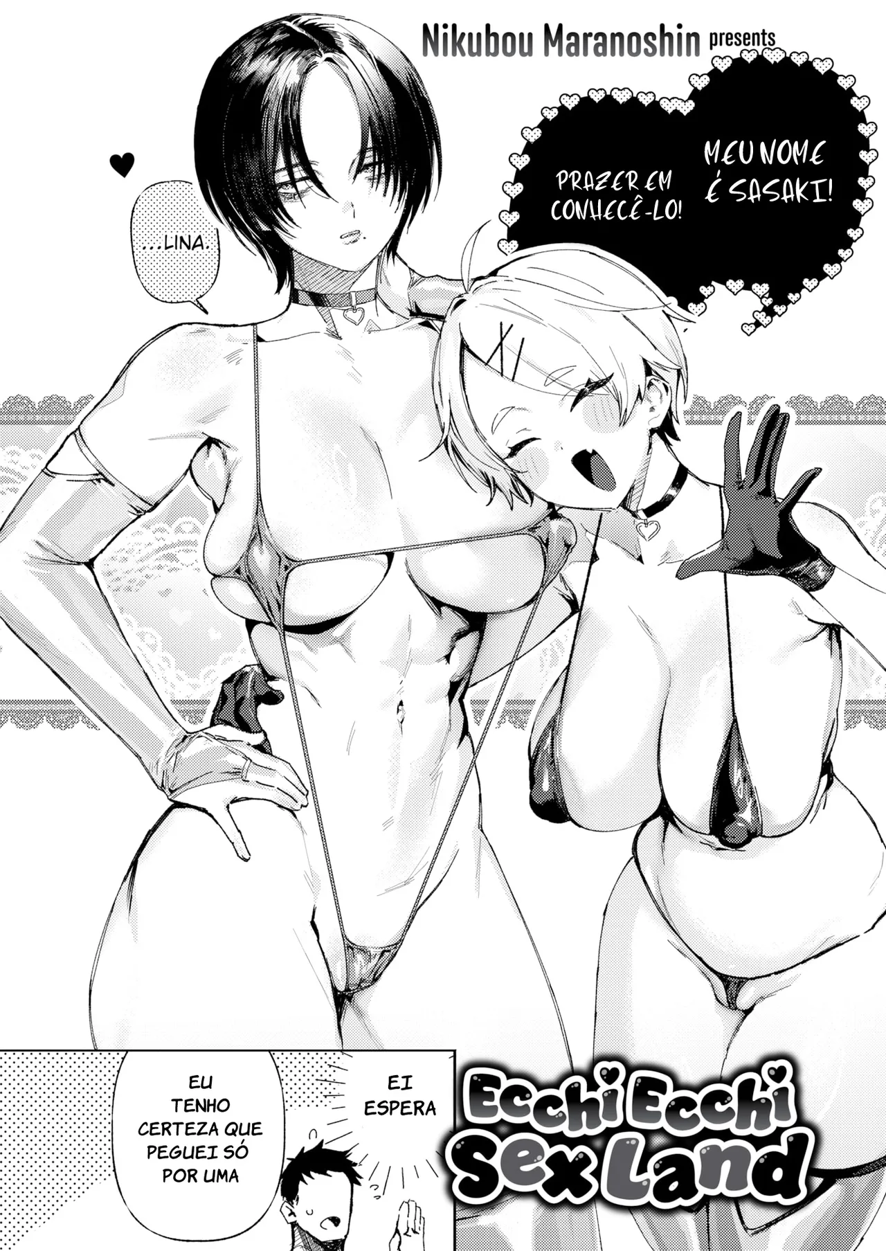 [Nikubou Maranoshin] Ecchi Ecchi Honban Land - which bitch ecchi?! (COMIC Kairakuten 2024-11) [Portuguese-BR] [CIPHER-MAY] [Digital] 图片编号 2