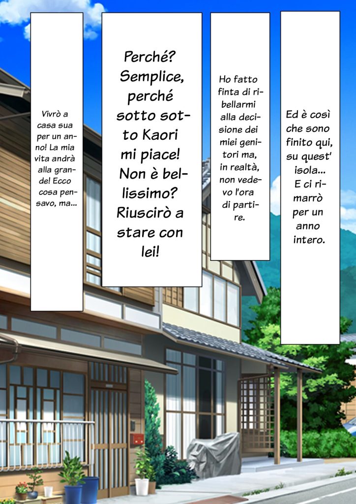 [Furitendou] Mob Danshi no Ore ga 100-nin Haramaseru made Deru Koto no Dekinai Kozukuri Shima ni Hikkoshita Kekka | L' Isola delle Ninfomani [Italian] изображение № 4