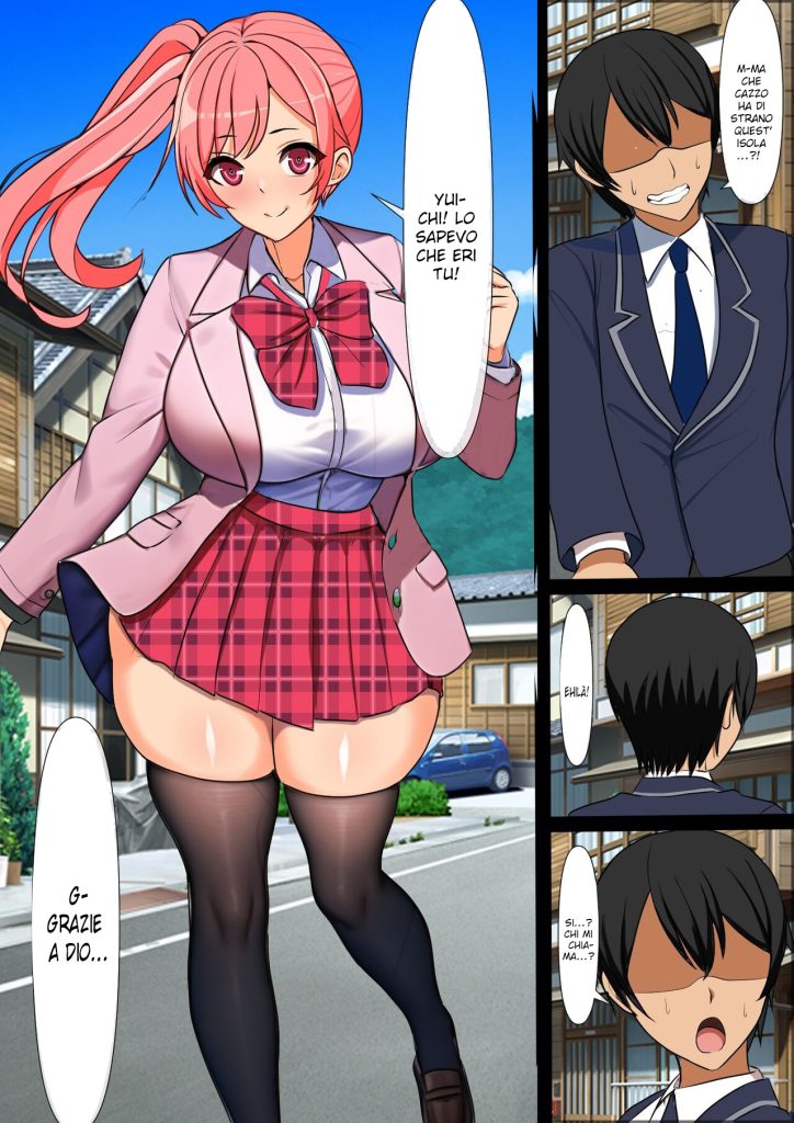 [Furitendou] Mob Danshi no Ore ga 100-nin Haramaseru made Deru Koto no Dekinai Kozukuri Shima ni Hikkoshita Kekka | L' Isola delle Ninfomani [Italian] изображение № 27