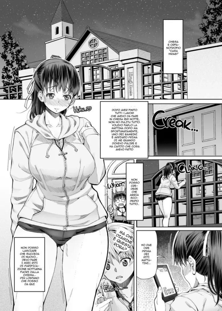 [Doronuma Kyoudai (RED-RUM)] Futa-Ana Joshou | Una Suora con Qualcosa in Piú 2 [Italian] [Decensored] [Digital] 4eme image