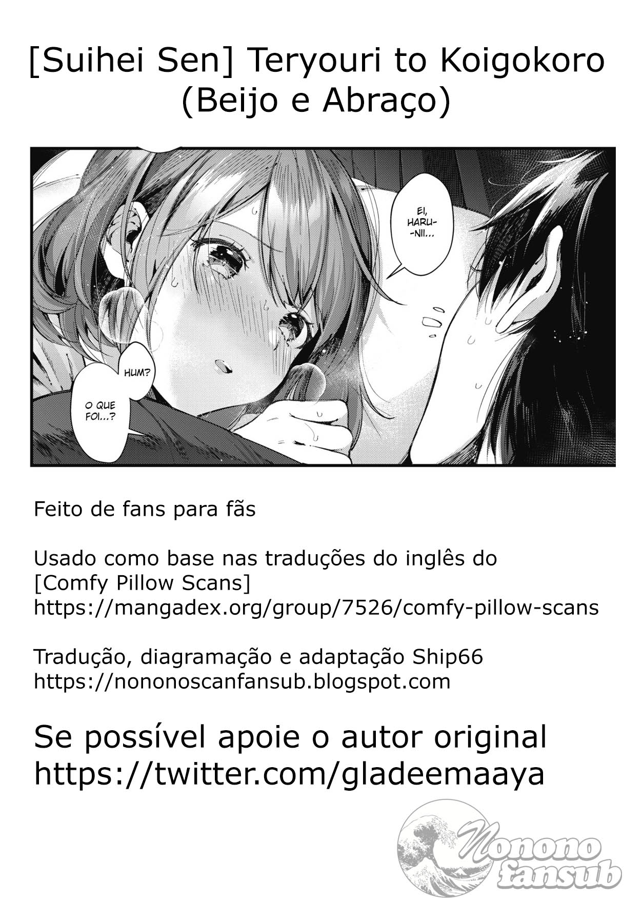 [Suihei Sen] Teryouri to Koigokoro (Kiss Hug) [Portuguese-BR] [Nonono Fansub] imagen número 23
