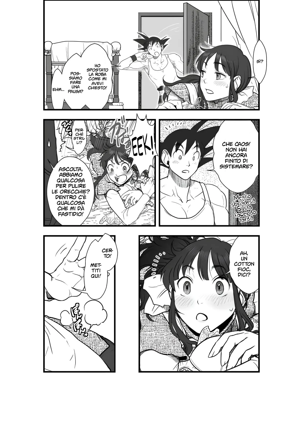 [Harunaga Makito] La Storia di Goku e Chichi nell'Arco degli Anni Ch. 1-7 (Dragon Ball Z) [Italian] {Hentai Fantasy} 이미지 번호 3