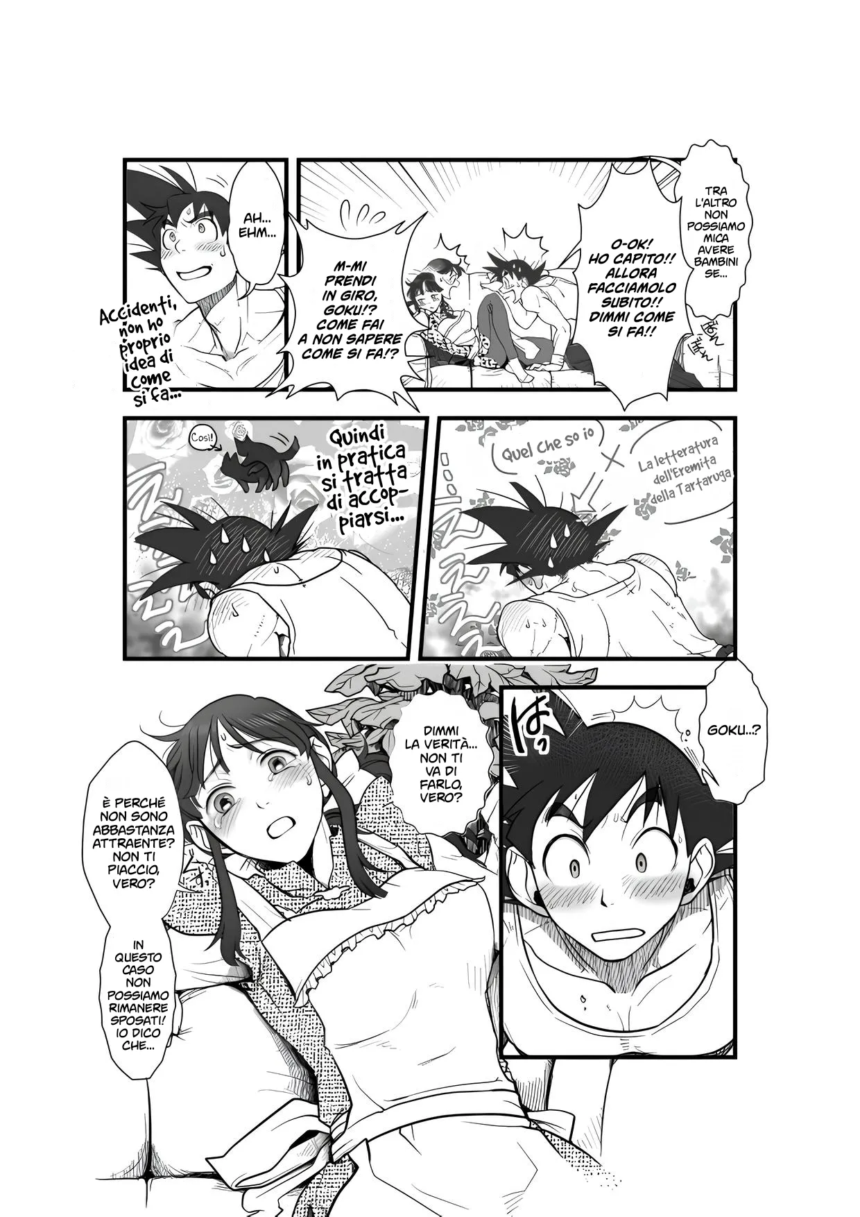 [Harunaga Makito] La Storia di Goku e Chichi nell'Arco degli Anni Ch. 1-7 (Dragon Ball Z) [Italian] {Hentai Fantasy} 이미지 번호 8