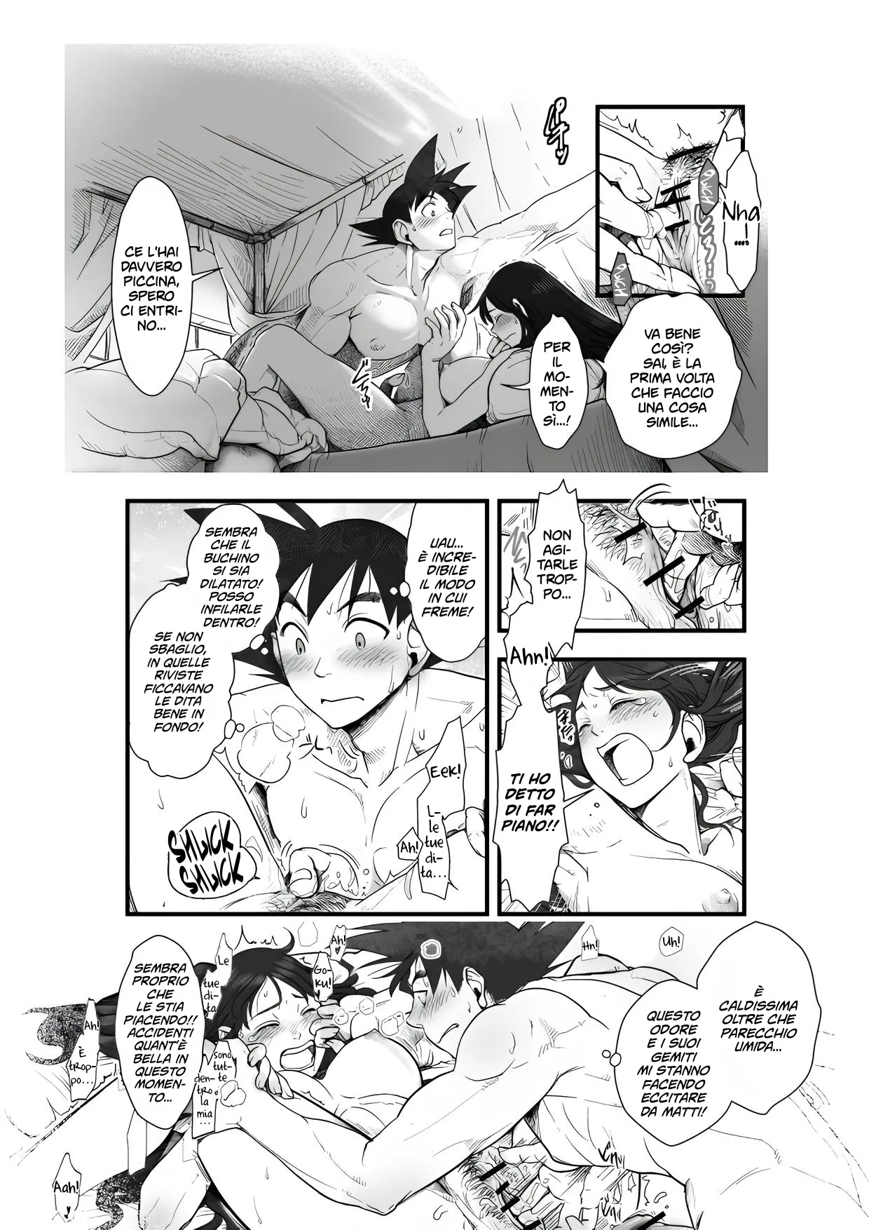 [Harunaga Makito] La Storia di Goku e Chichi nell'Arco degli Anni Ch. 1-7 (Dragon Ball Z) [Italian] {Hentai Fantasy} 이미지 번호 15