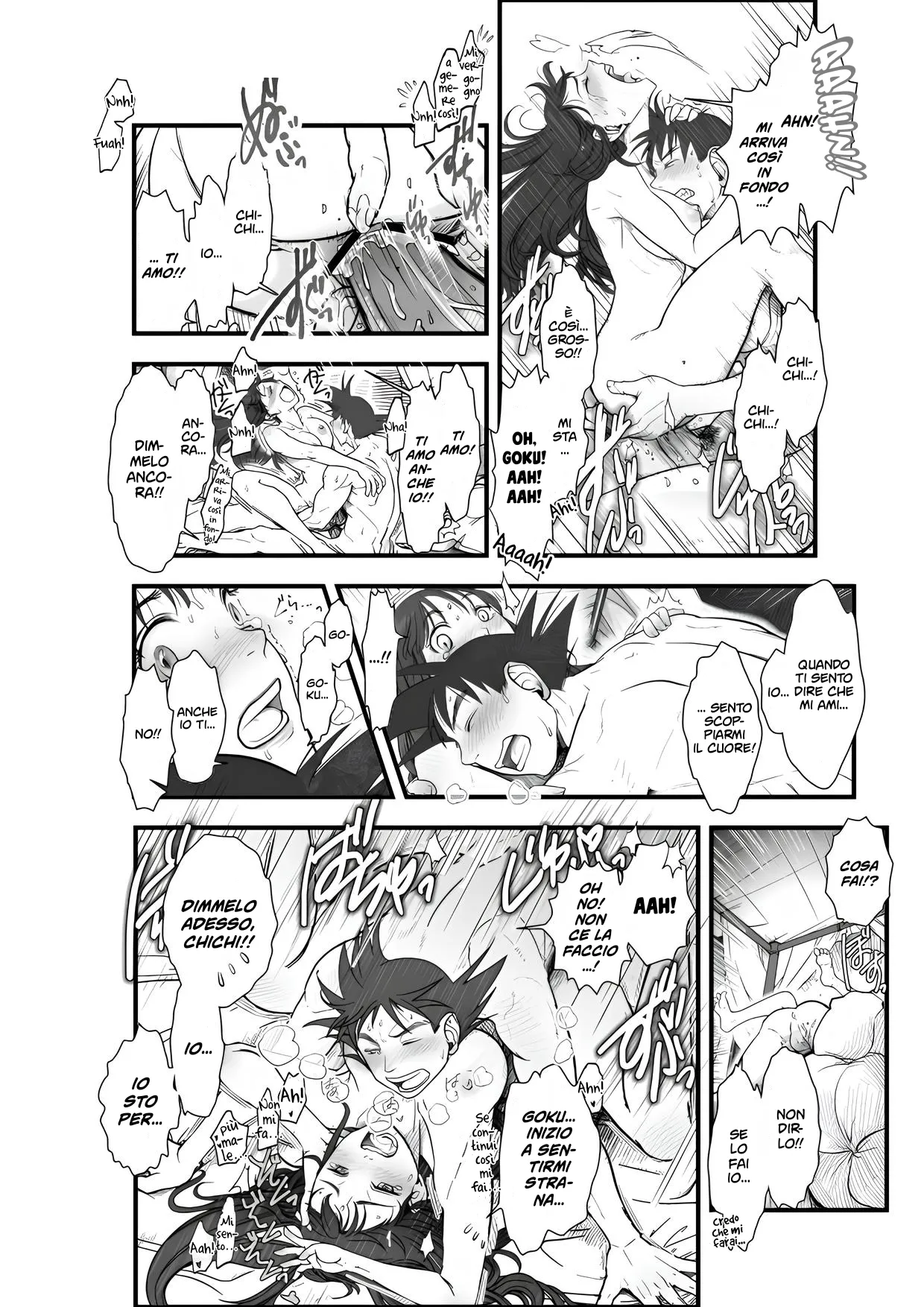 [Harunaga Makito] La Storia di Goku e Chichi nell'Arco degli Anni Ch. 1-7 (Dragon Ball Z) [Italian] {Hentai Fantasy} 이미지 번호 23