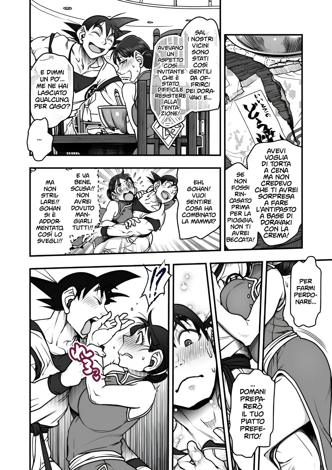 [Harunaga Makito] La Storia di Goku e Chichi nell'Arco degli Anni Ch. 1-7 (Dragon Ball Z) [Italian] {Hentai Fantasy} 이미지 번호 54