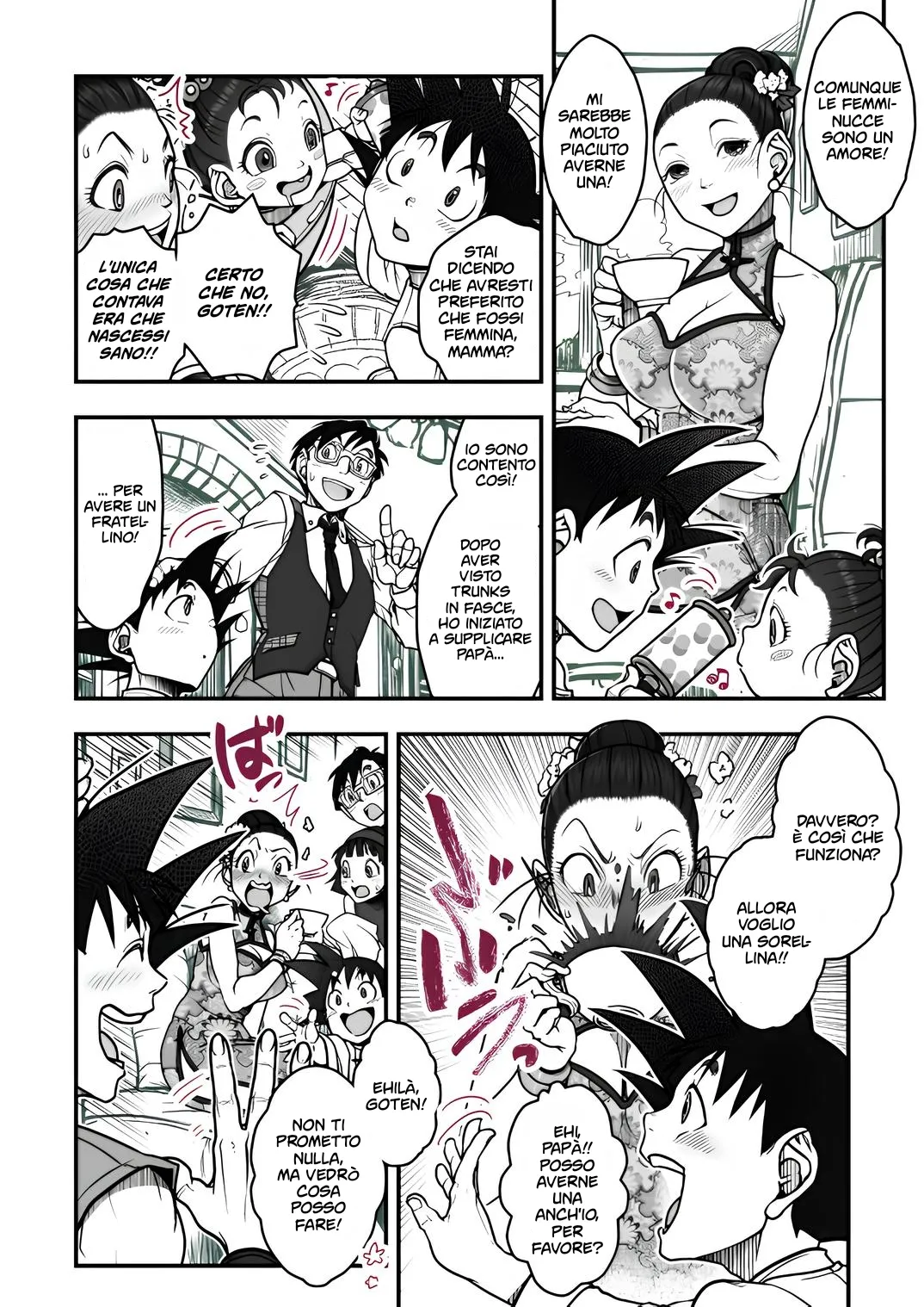 [Harunaga Makito] La Storia di Goku e Chichi nell'Arco degli Anni Ch. 1-7 (Dragon Ball Z) [Italian] {Hentai Fantasy} 이미지 번호 110